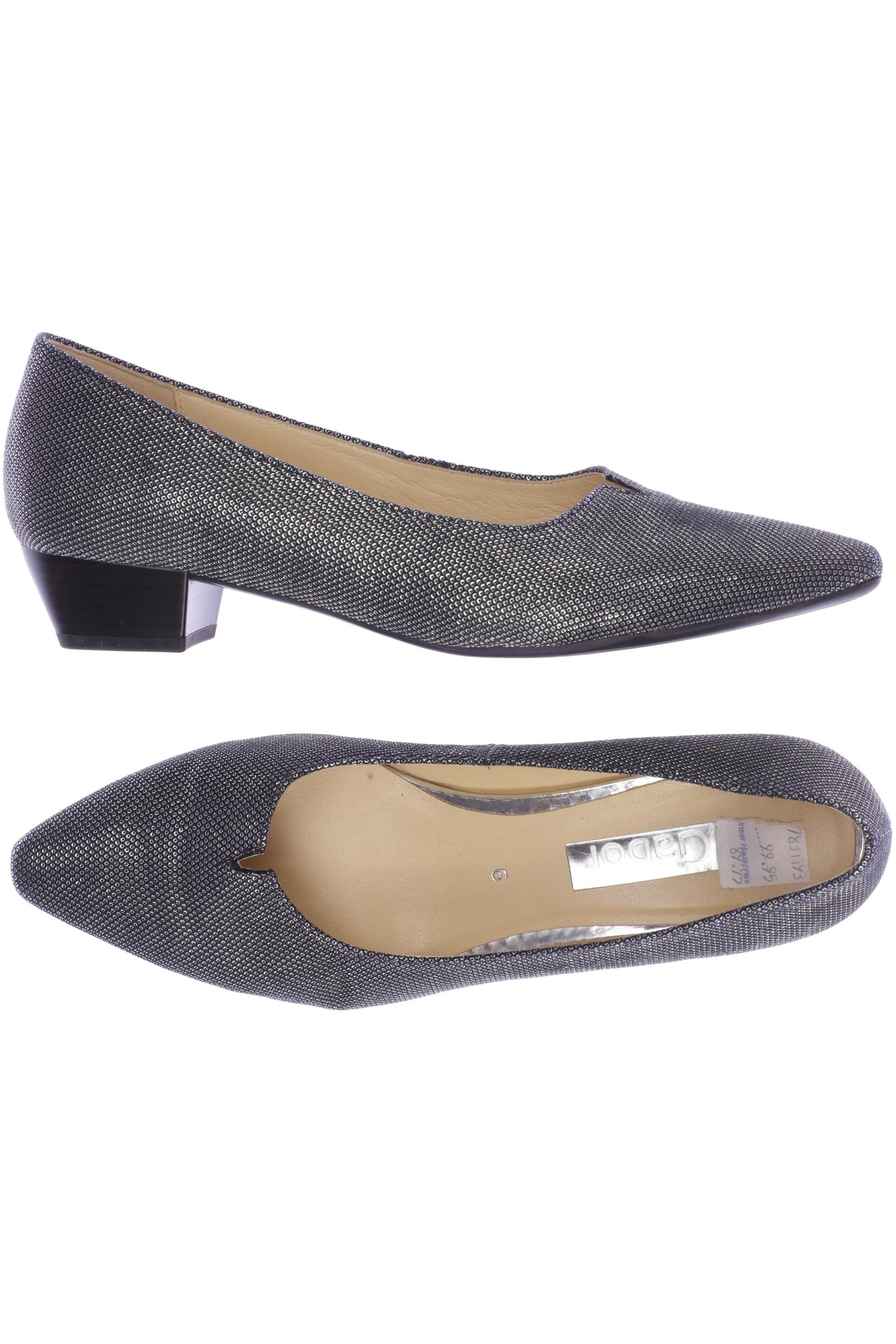 

Gabor Damen Pumps, silber, Gr. 6