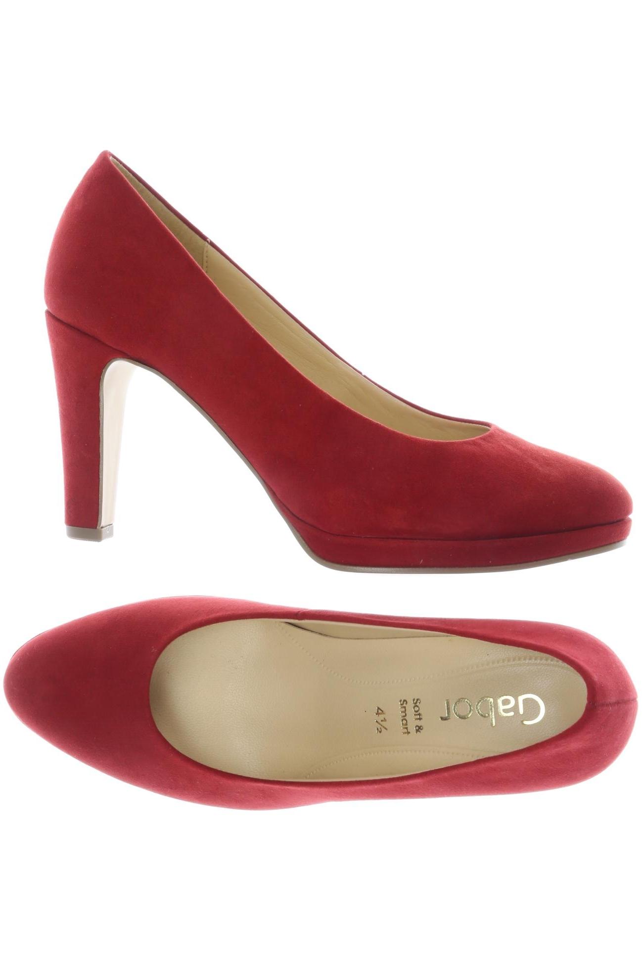 

Gabor Damen Pumps, rot, Gr. 4.5