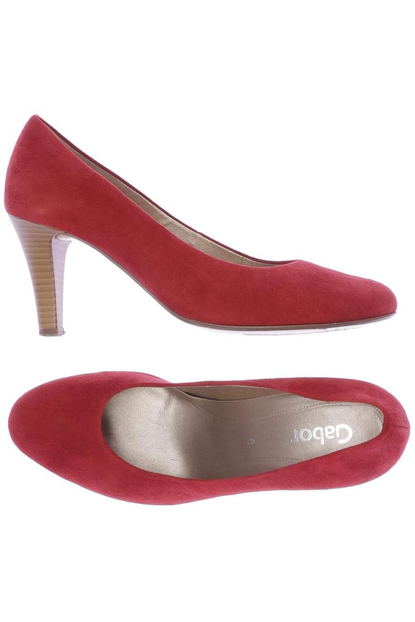 

Gabor Damen Pumps, rot, Gr. 6