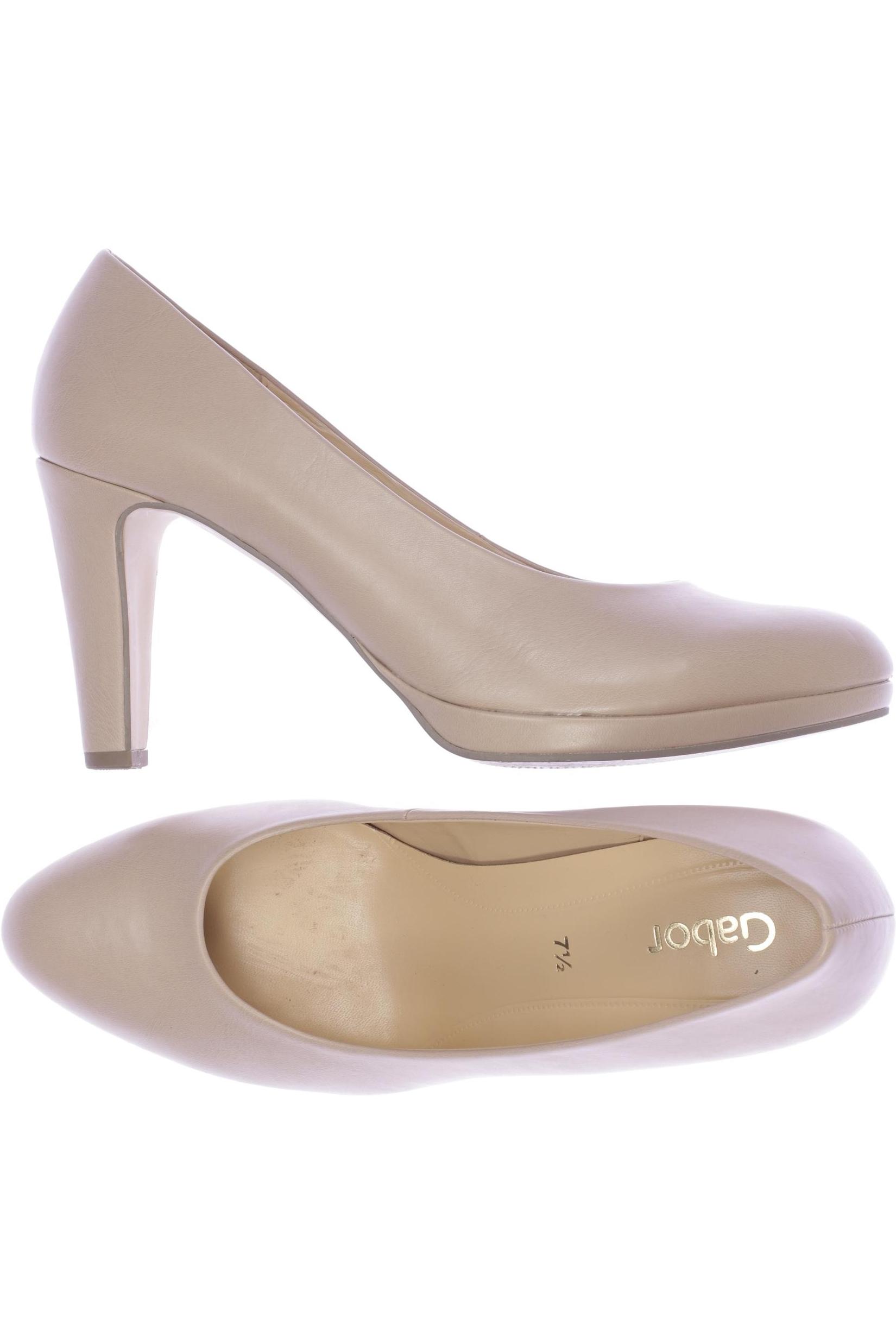 

Gabor Damen Pumps, beige, Gr. 7.5