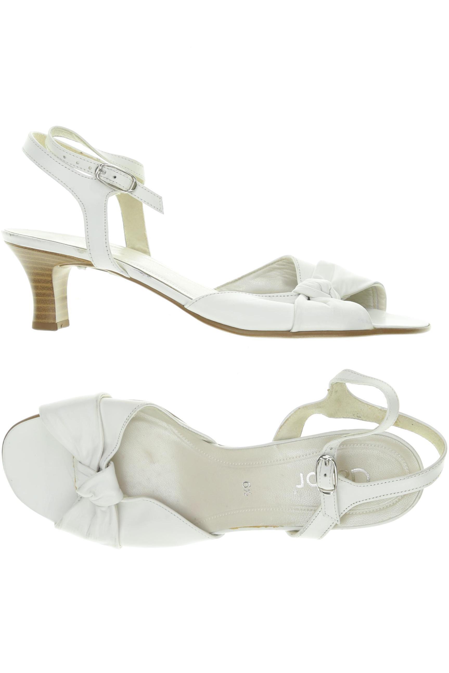 

Gabor Damen Sandale, weiß, Gr. 6.5