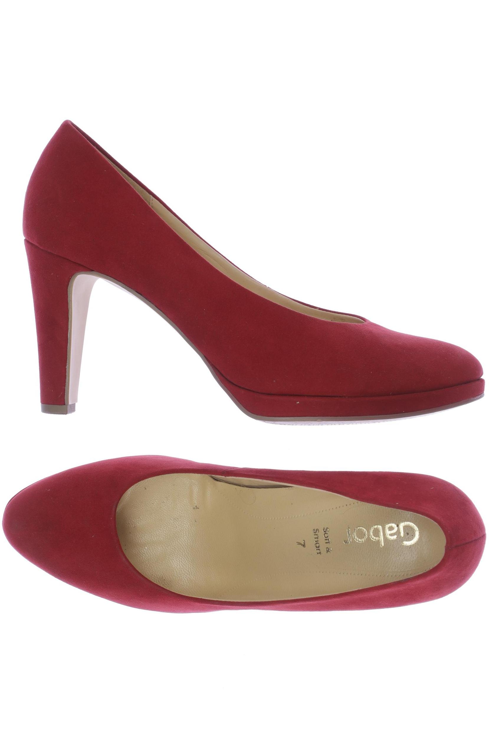 

Gabor Damen Pumps, rot, Gr. 7