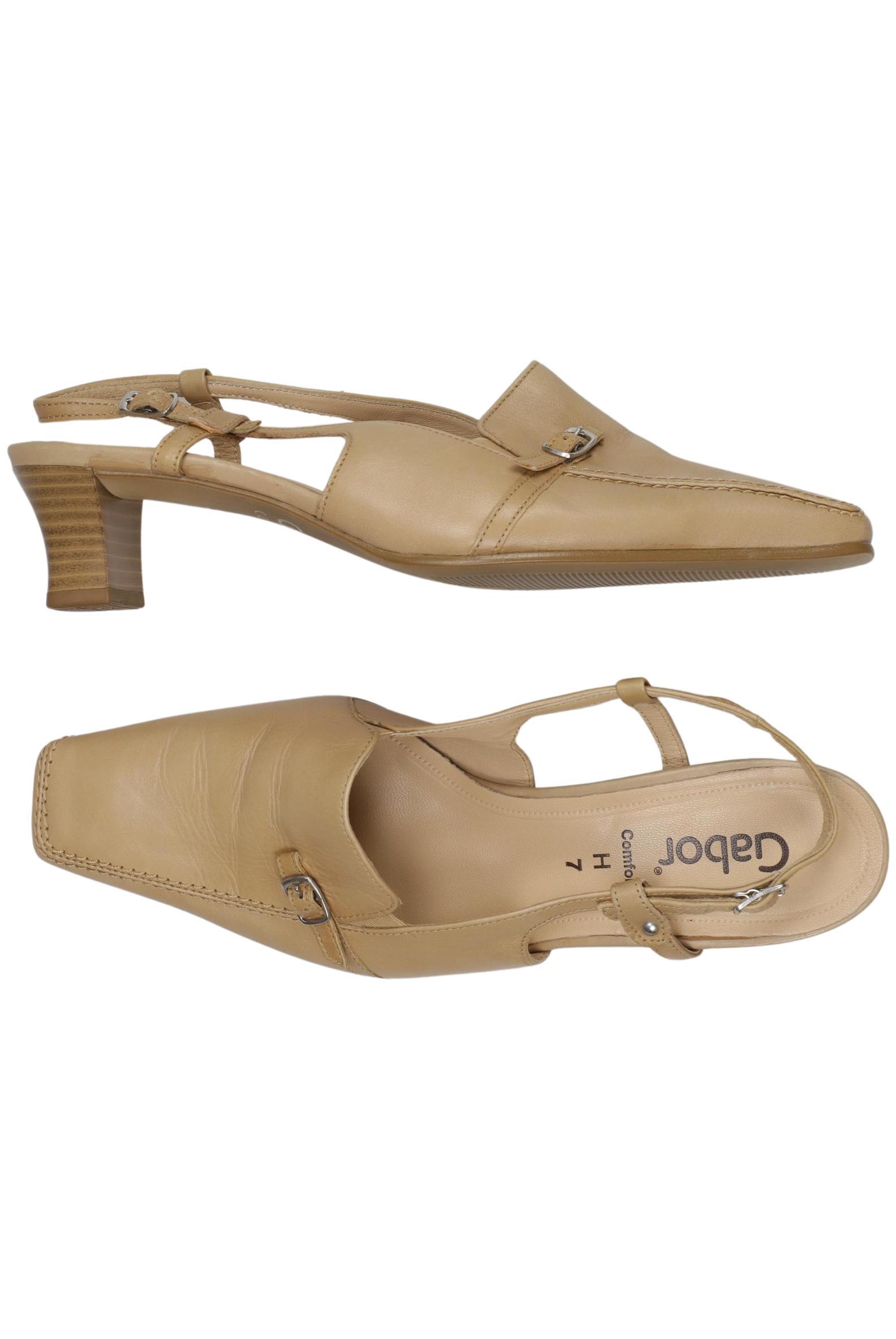 

Gabor Damen Pumps, beige, Gr. 7