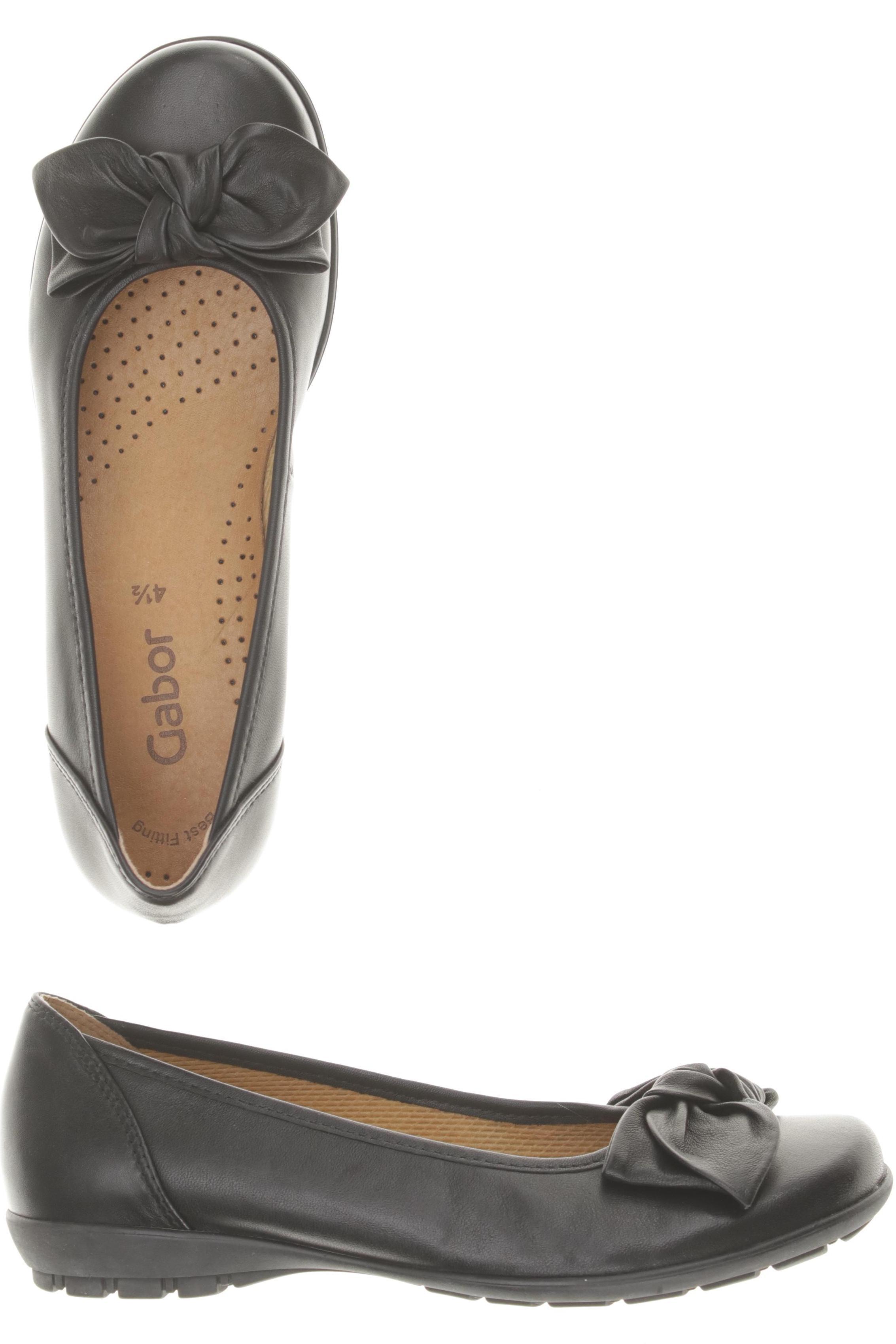 

Gabor Damen Ballerinas, schwarz, Gr. 4.5