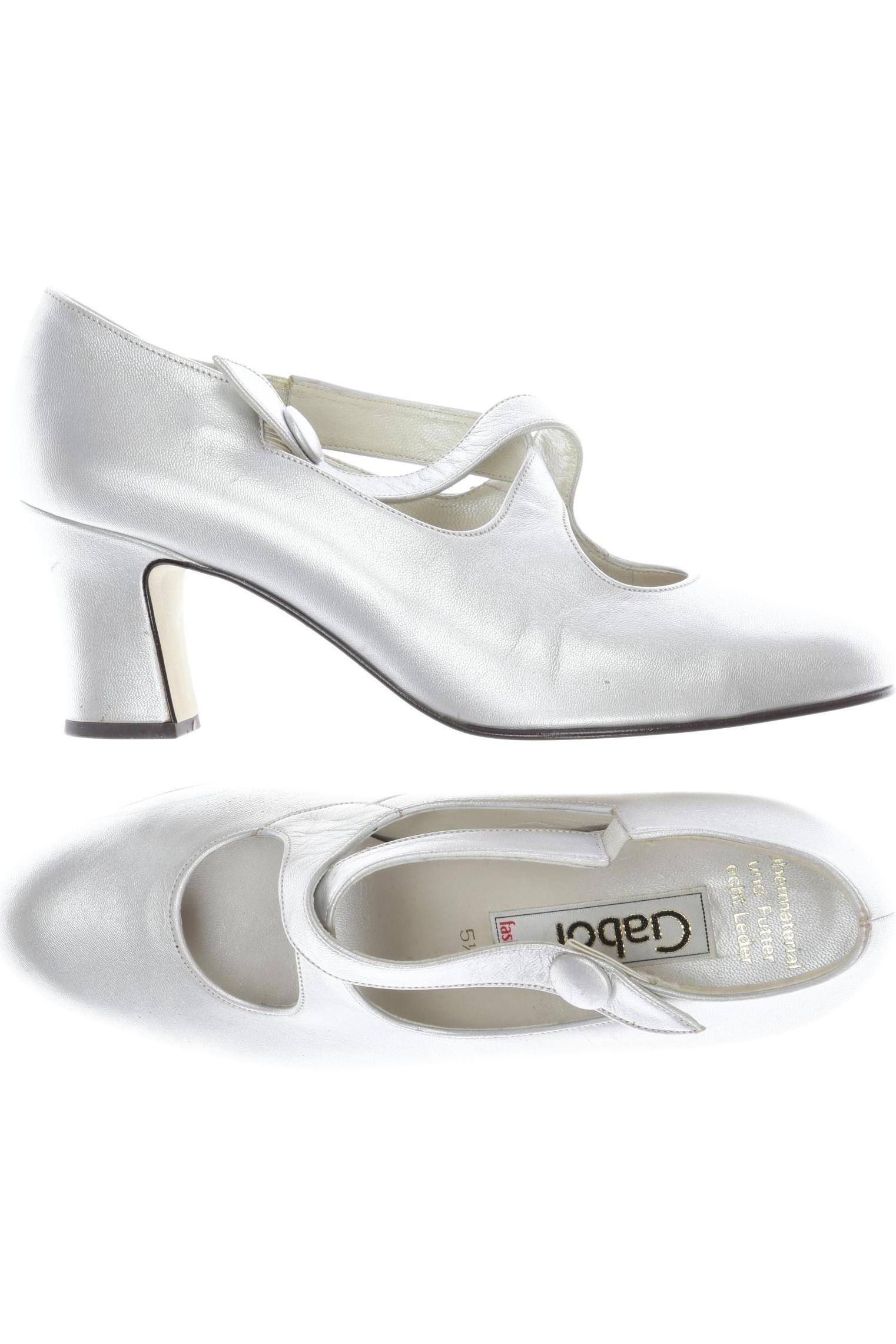 

Gabor Damen Pumps, silber, Gr. 5.5