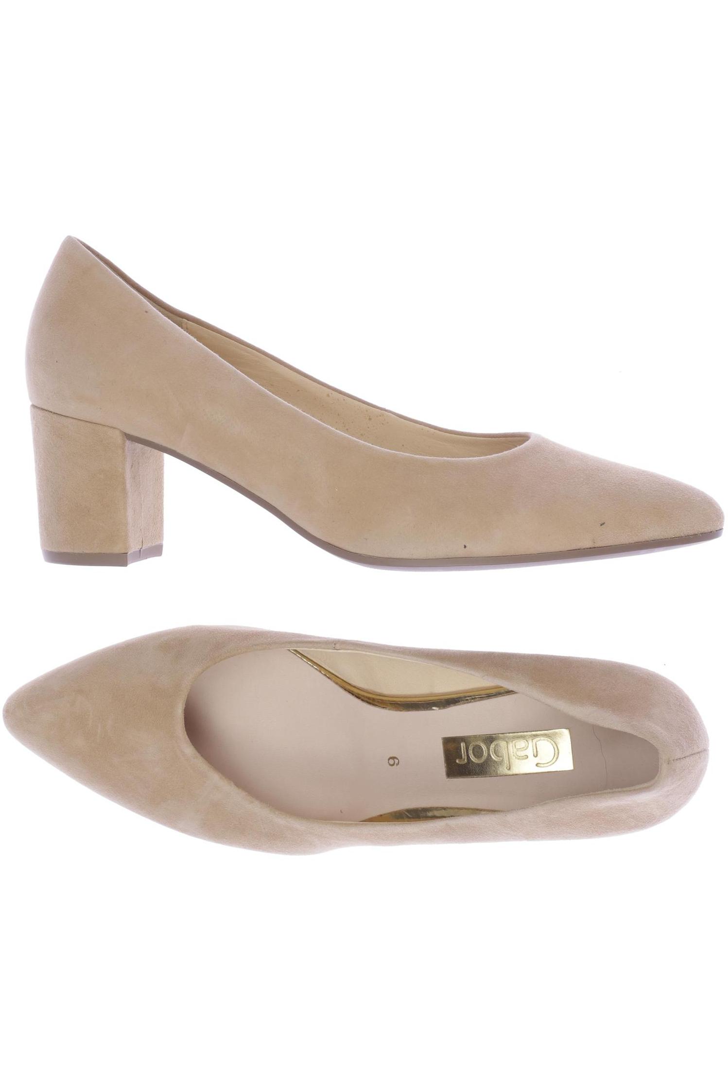 

Gabor Damen Pumps, beige, Gr. 6