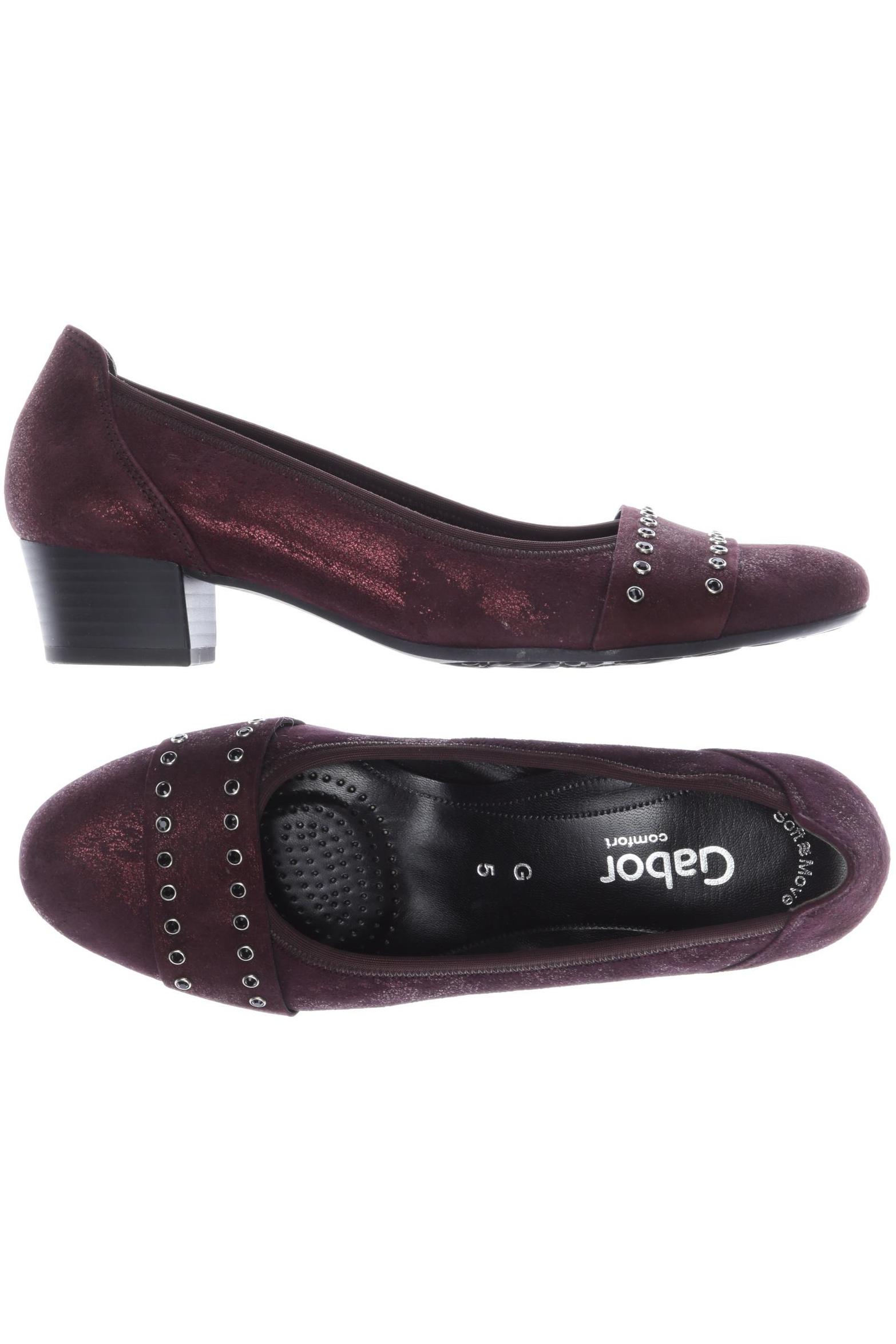 

Gabor Damen Pumps, bordeaux, Gr. 5