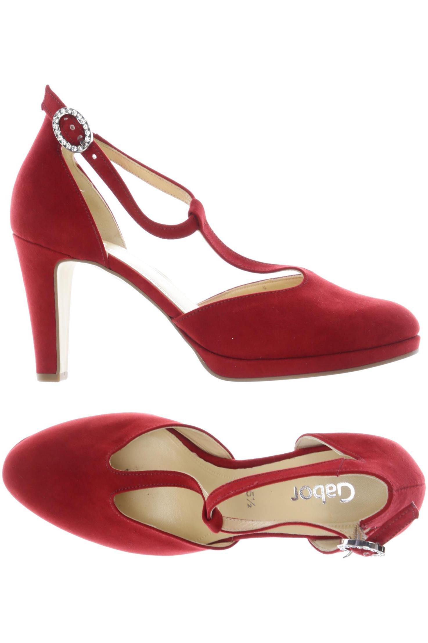 

Gabor Damen Pumps, rot, Gr. 5.5