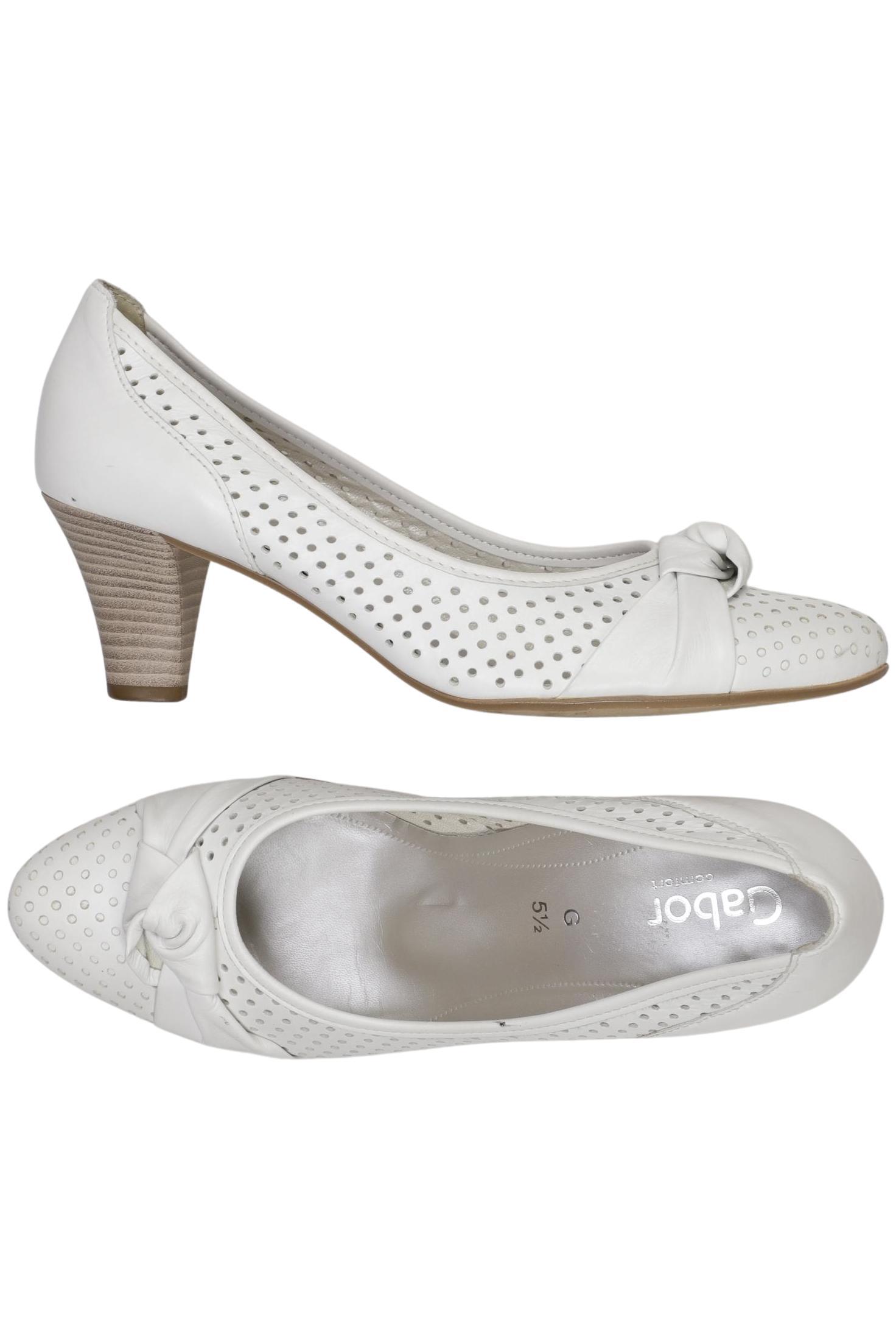 

Gabor Damen Pumps, weiß, Gr. 5.5