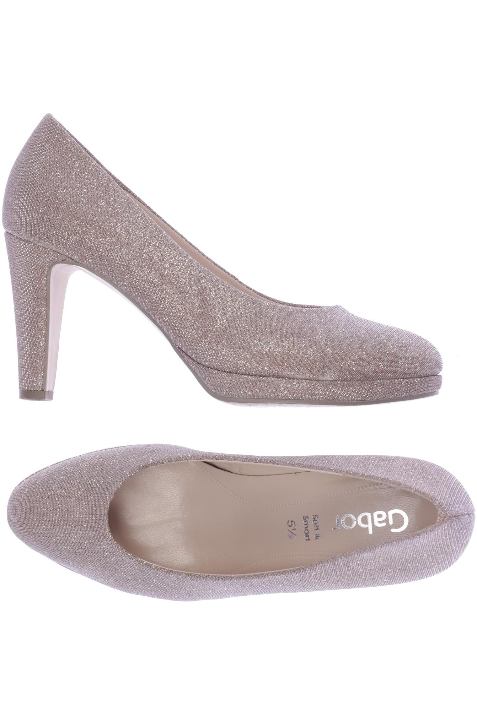 

Gabor Damen Pumps, gold, Gr. 5.5
