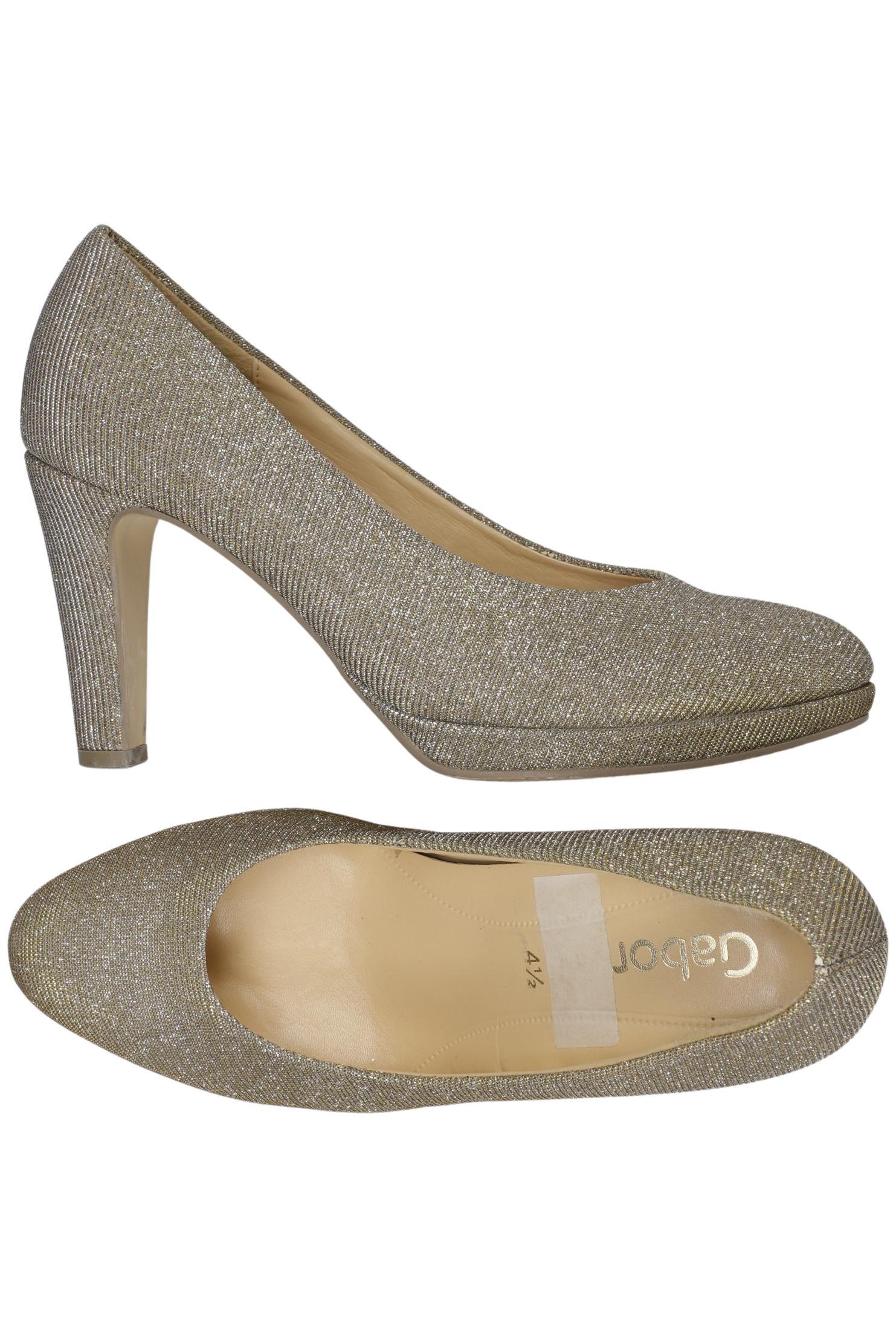 

Gabor Damen Pumps, gold, Gr. 4.5