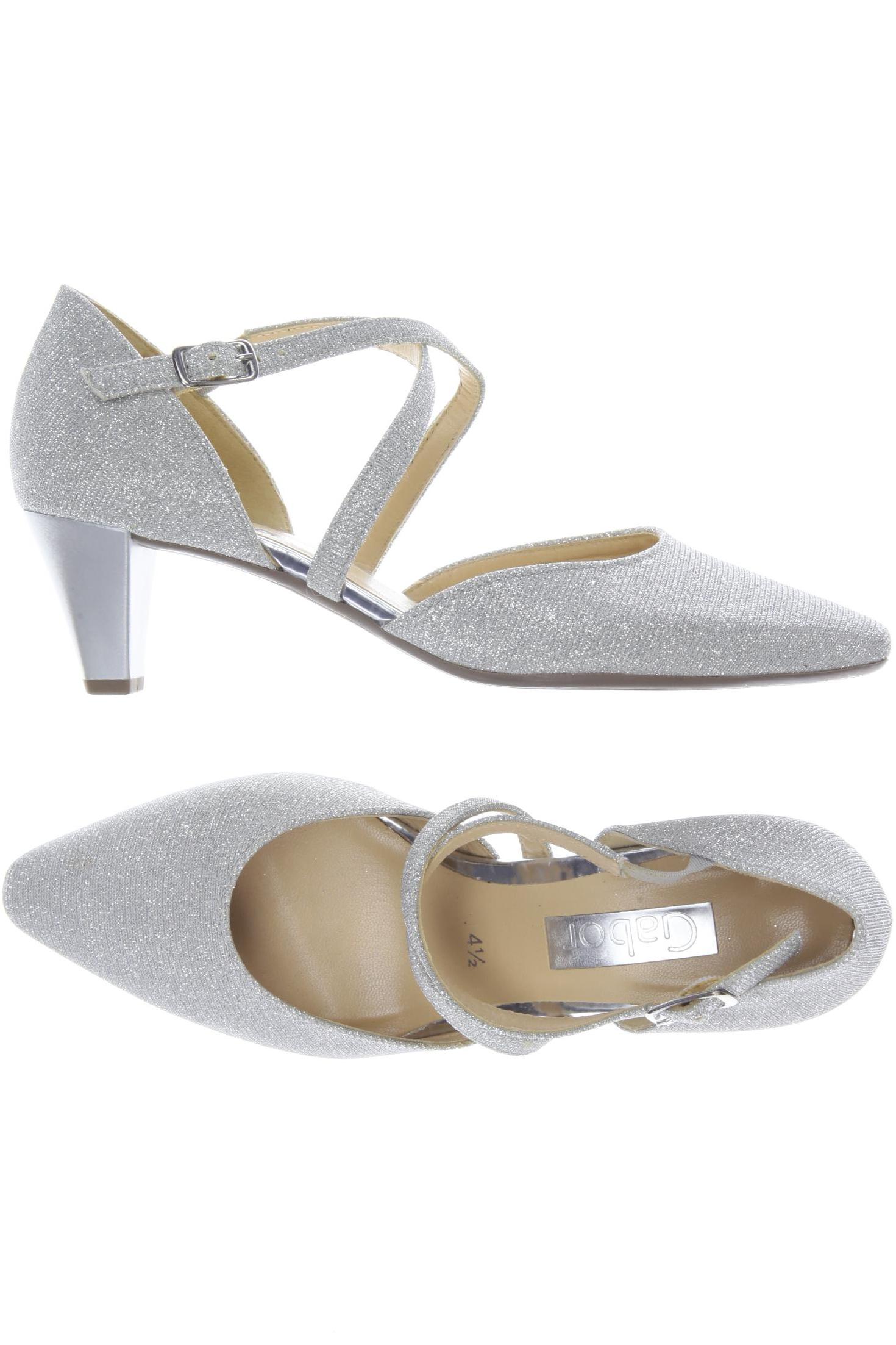 

Gabor Damen Pumps, silber, Gr. 4.5