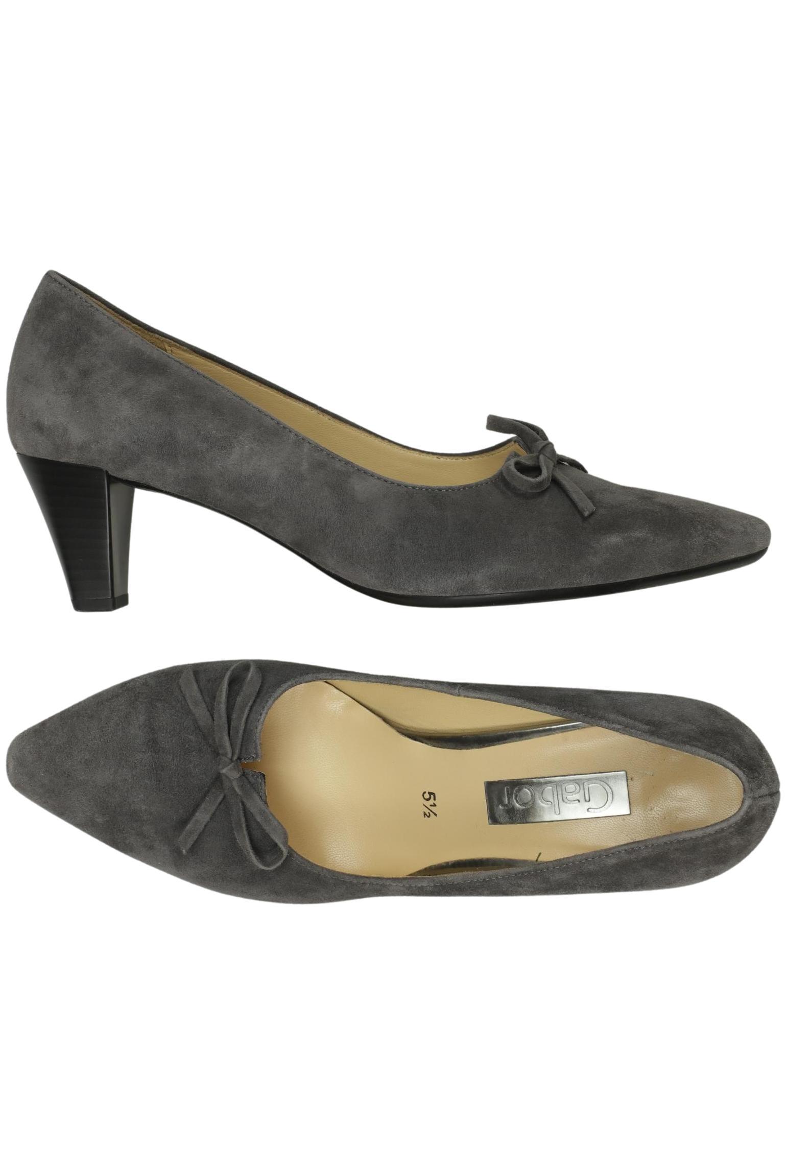 

Gabor Damen Pumps, grau, Gr. 5.5