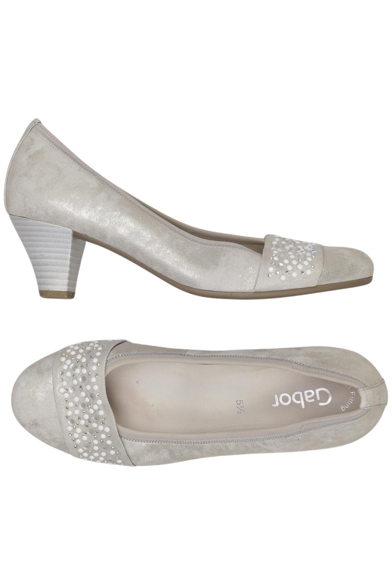 

Gabor Damen Pumps, silber, Gr. 5.5