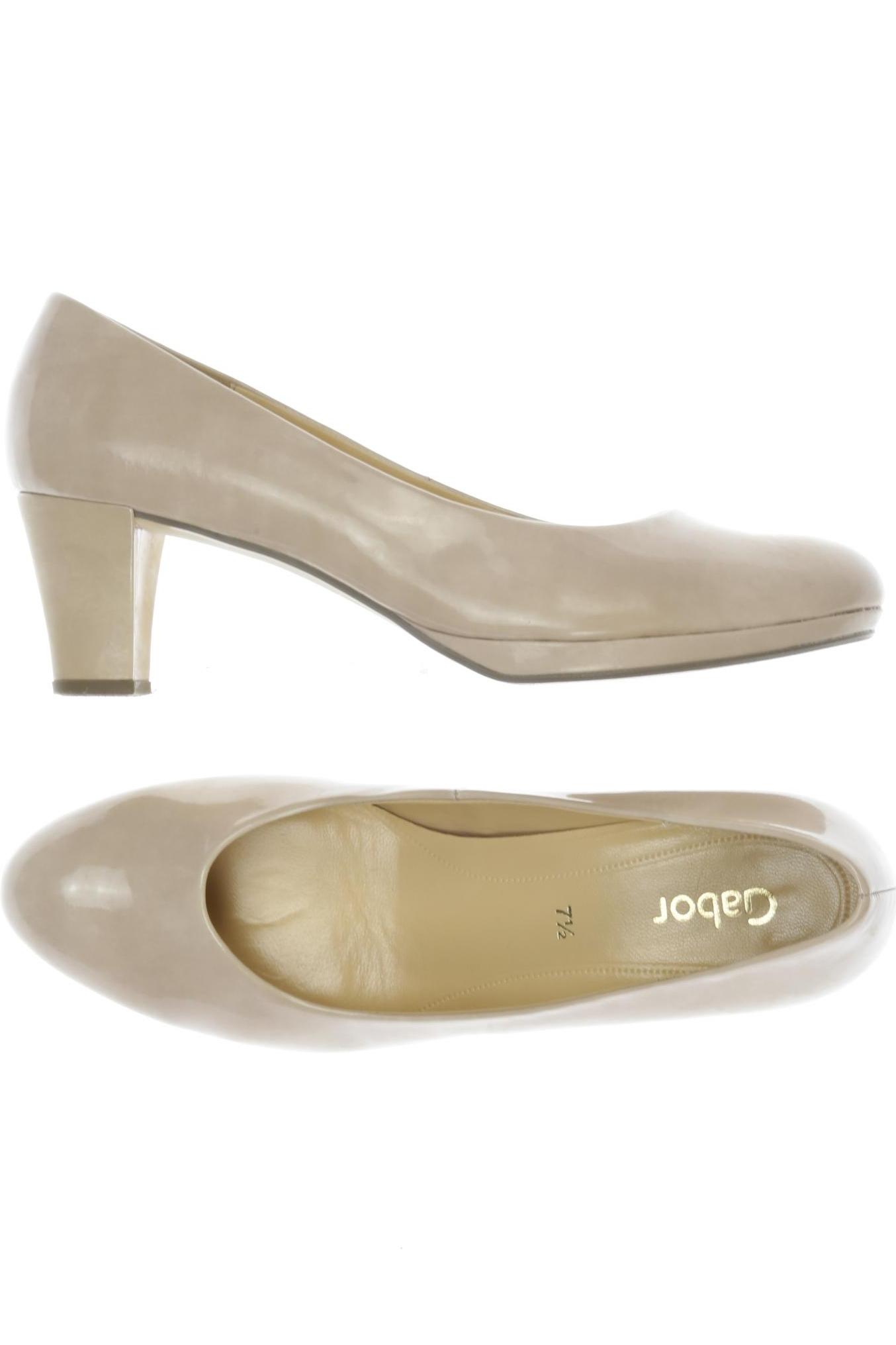 

Gabor Damen Pumps, beige, Gr. 7.5