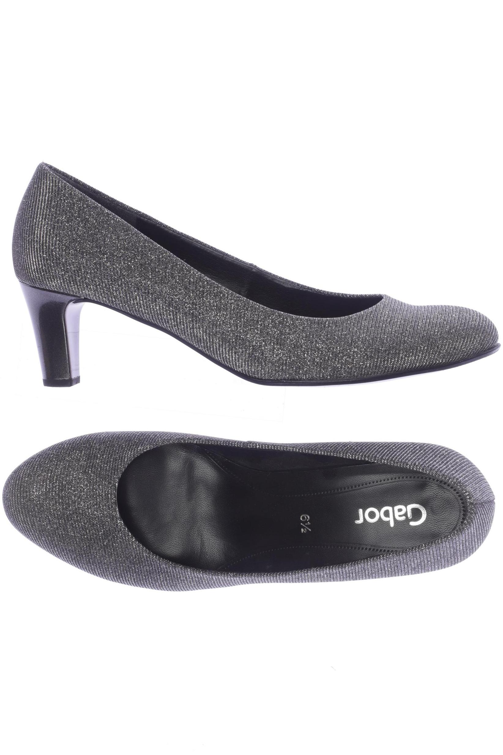 

Gabor Damen Pumps, silber, Gr. 6.5