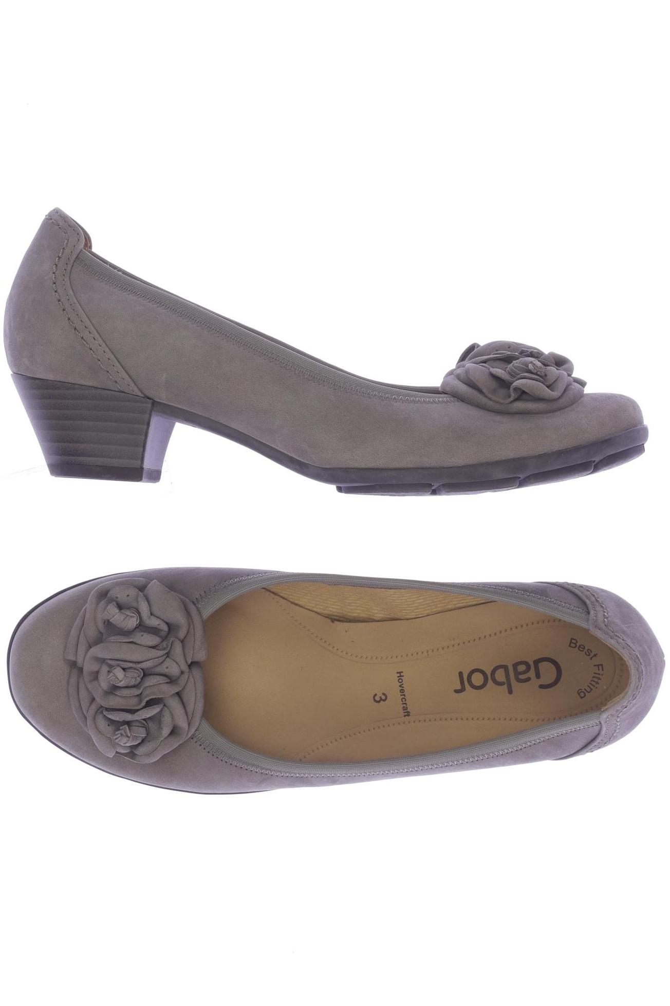 

Gabor Damen Pumps, grau, Gr. 3