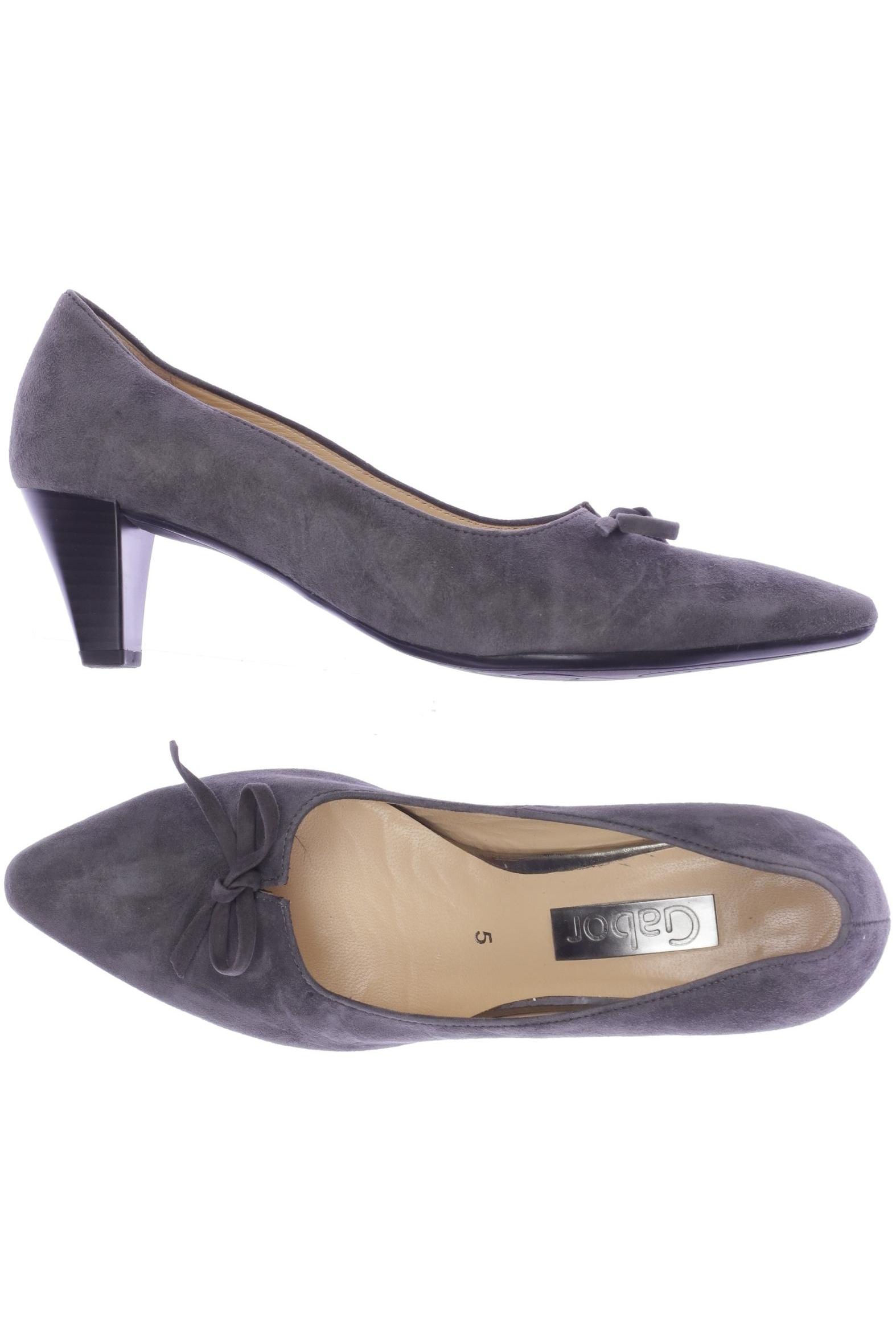 

Gabor Damen Pumps, grau, Gr. 5