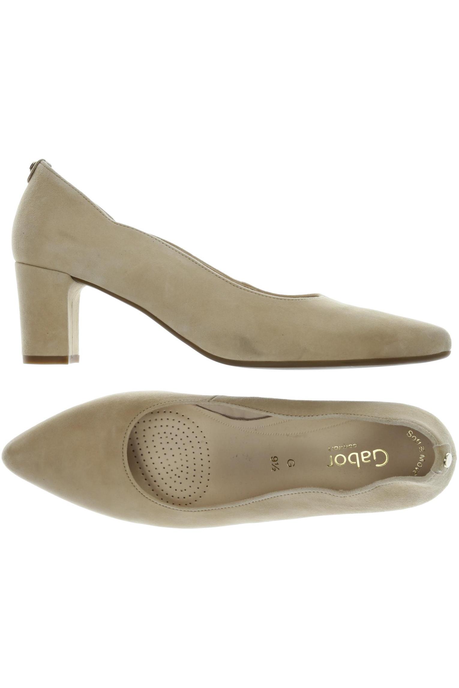 

Gabor Damen Pumps, beige, Gr. 9.5