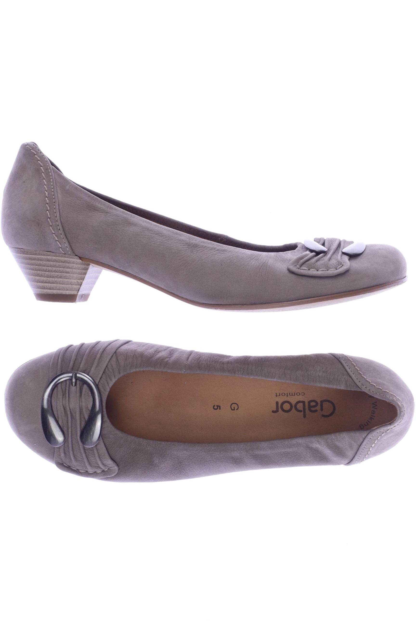 

Gabor Damen Pumps, grau, Gr. 5