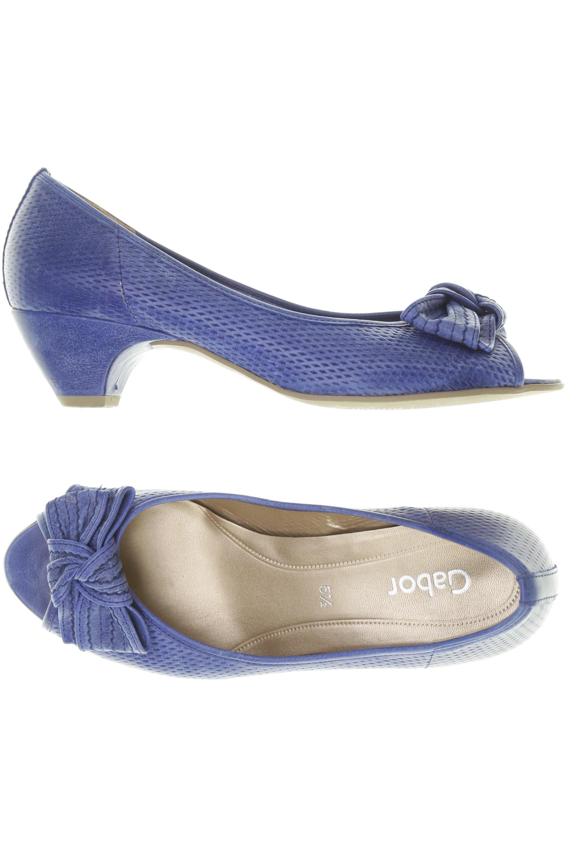 

Gabor Damen Pumps, blau, Gr. 5.5