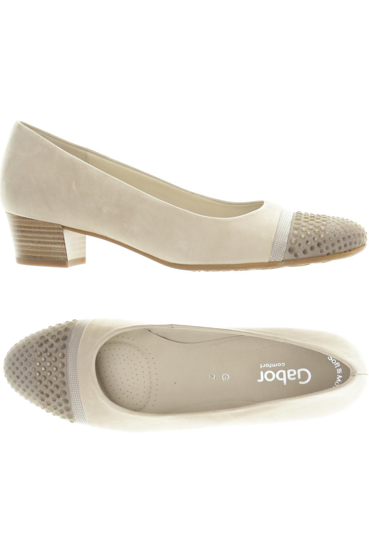 

Gabor Damen Pumps, beige, Gr. 7