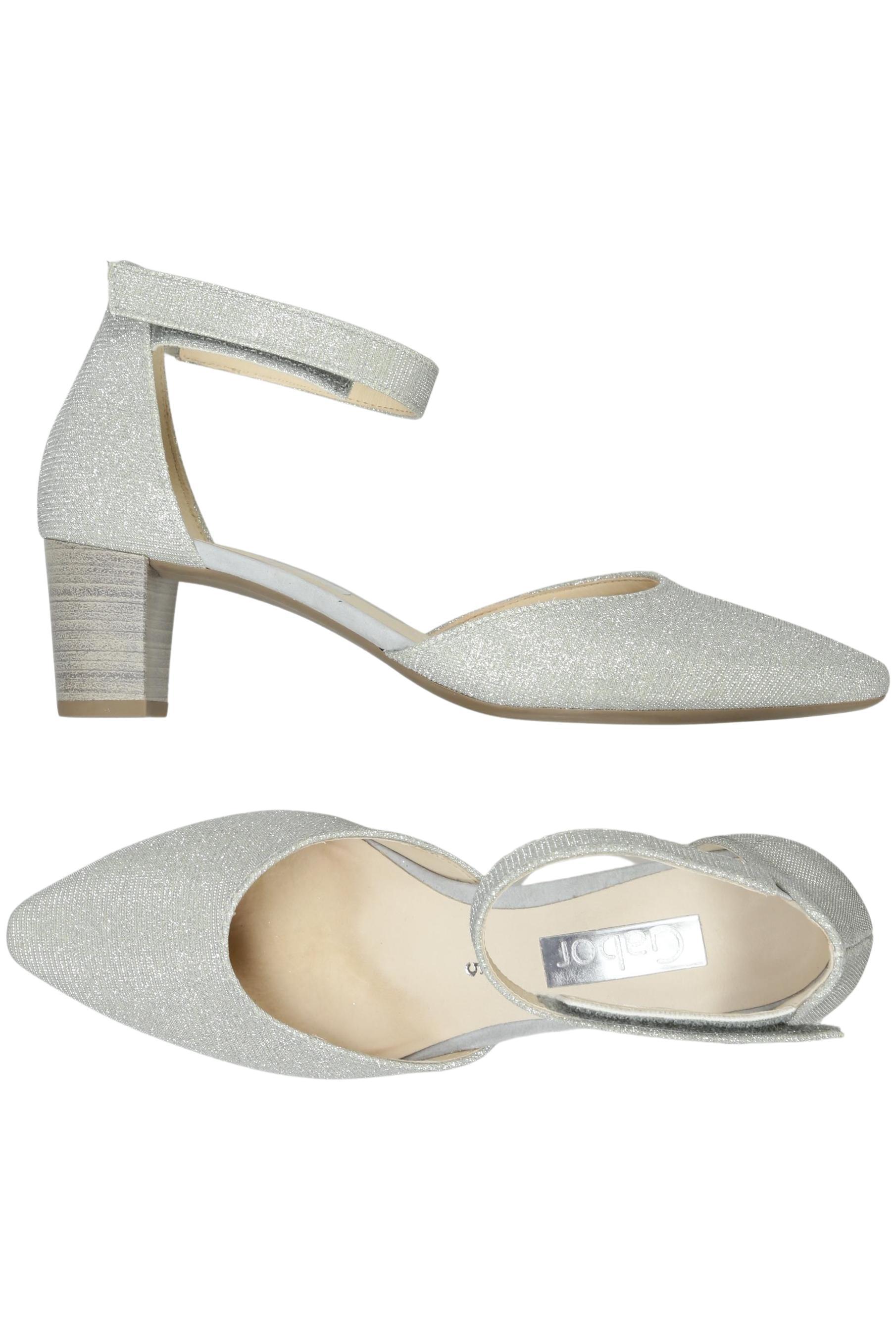 

Gabor Damen Pumps, silber, Gr. 5