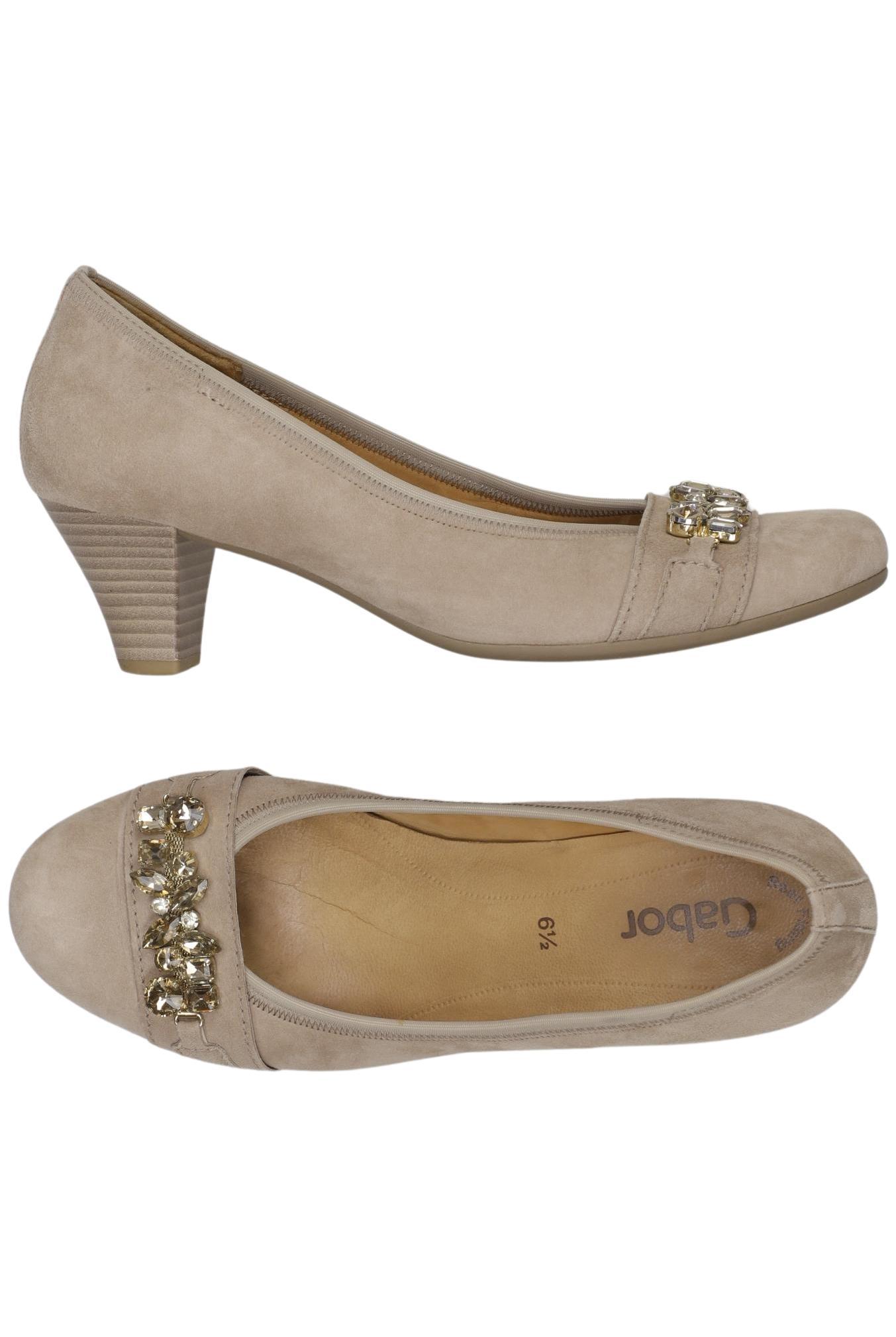 

Gabor Damen Pumps, beige, Gr. 6.5