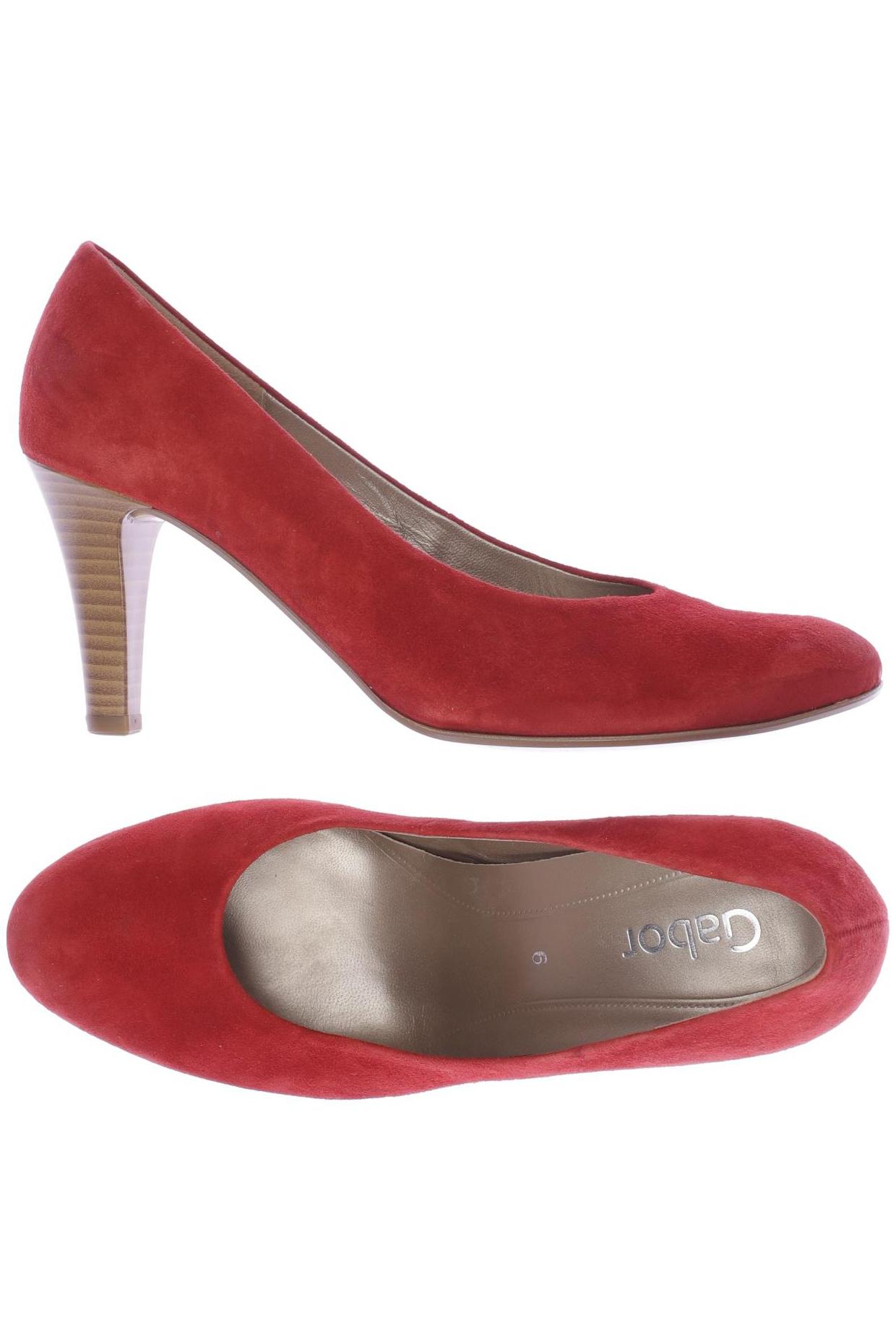 

Gabor Damen Pumps, rot, Gr. 6