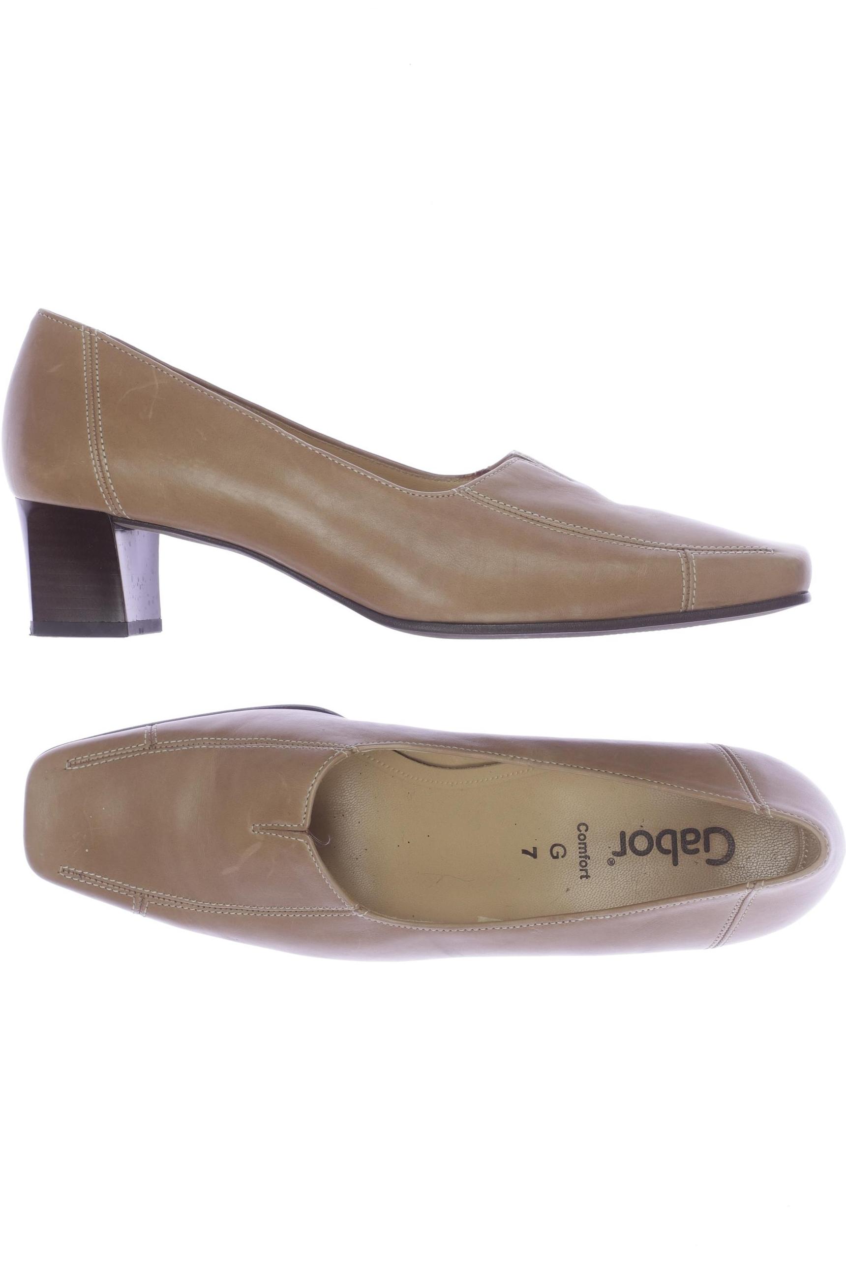 

Gabor Damen Pumps, beige, Gr. 7