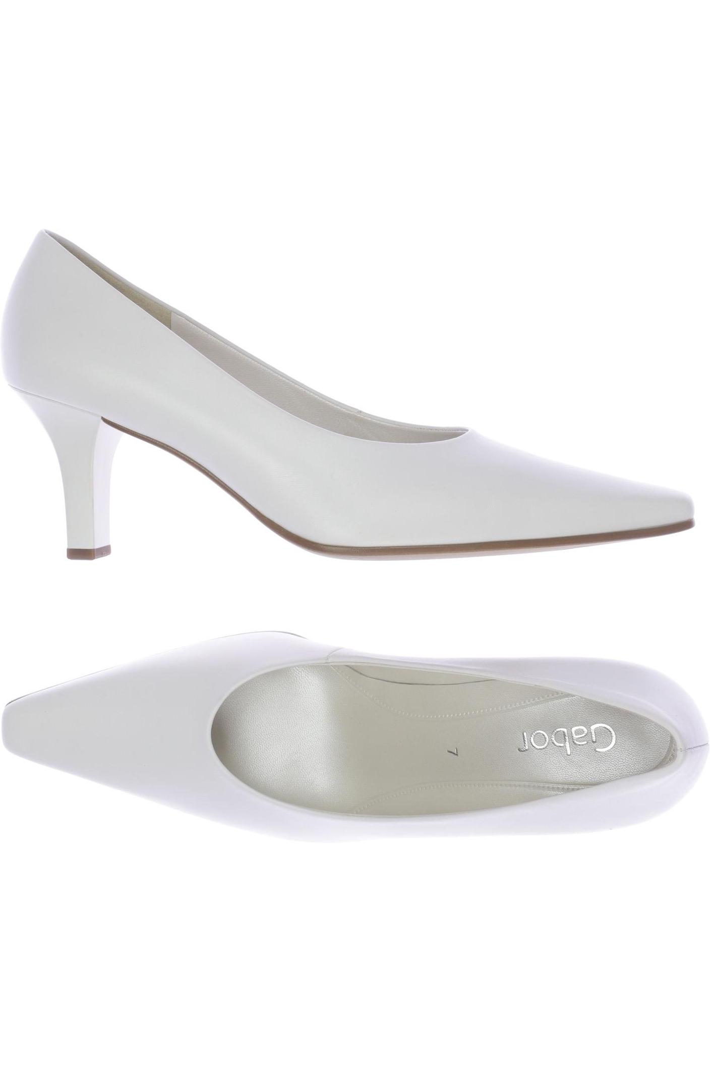 

Gabor Damen Pumps, weiß, Gr. 7