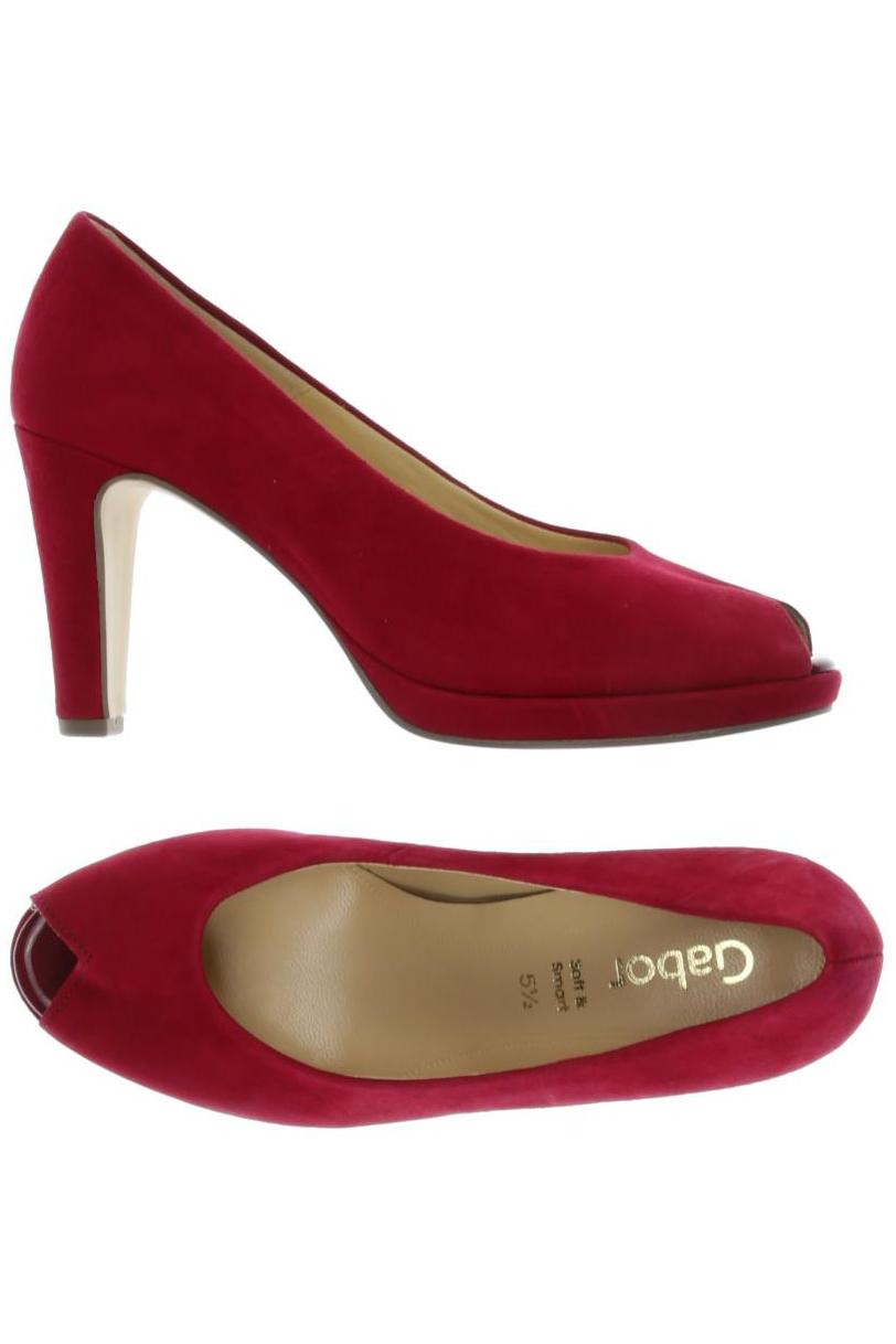 

Gabor Damen Pumps, rot, Gr. 5.5