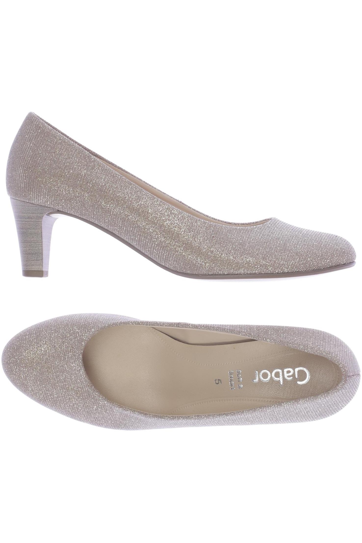 

Gabor Damen Pumps, gold, Gr. 5
