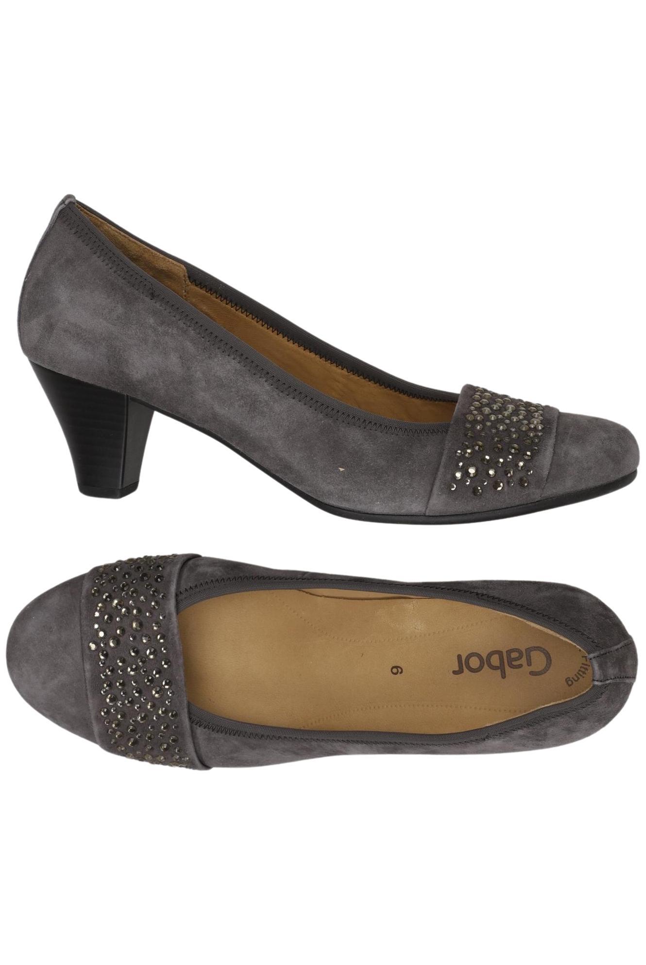 

Gabor Damen Pumps, grau, Gr. 6