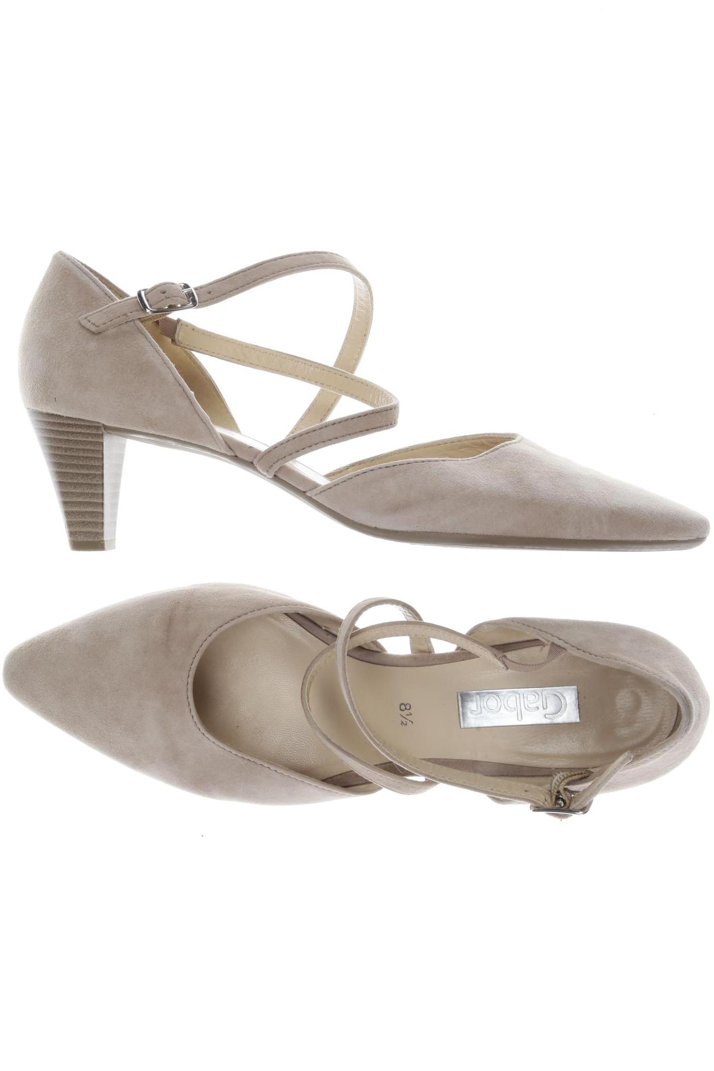 

Gabor Damen Pumps, beige, Gr. 8.5