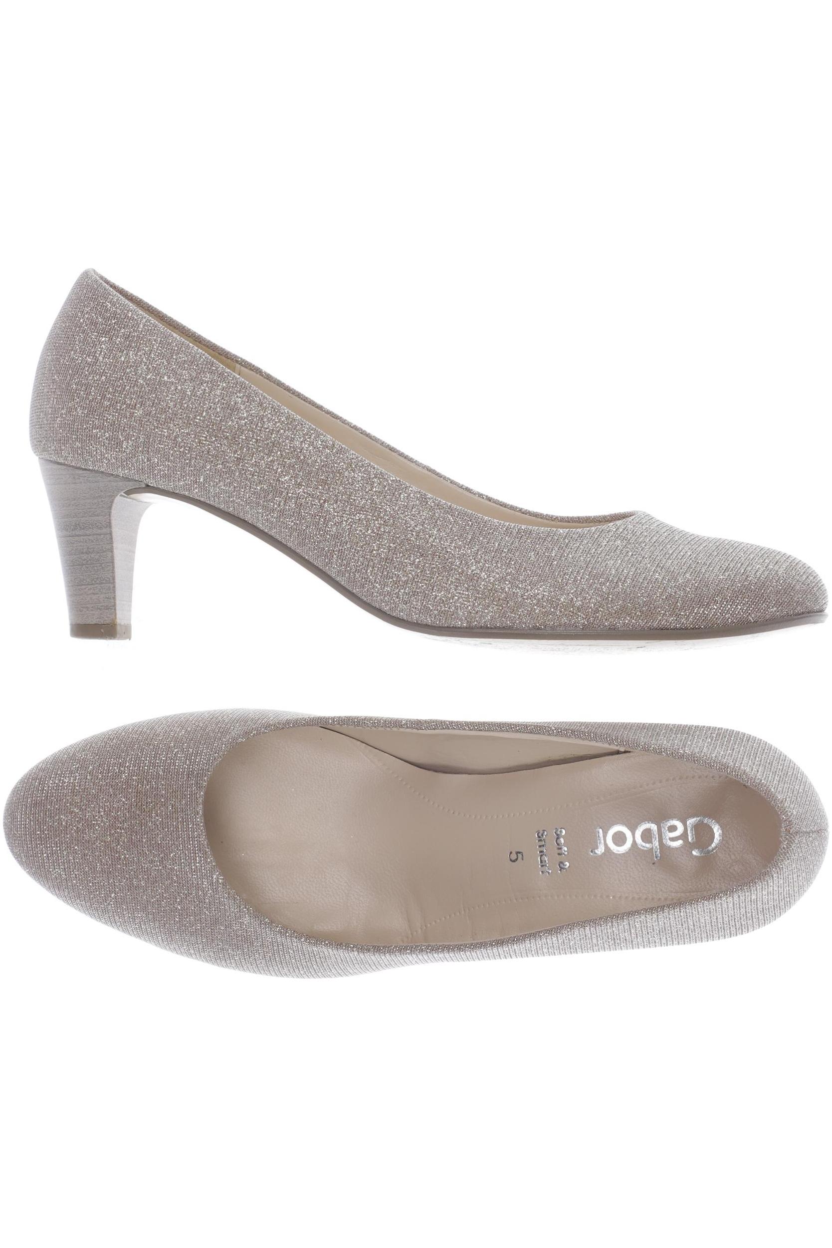 

Gabor Damen Pumps, beige, Gr. 5