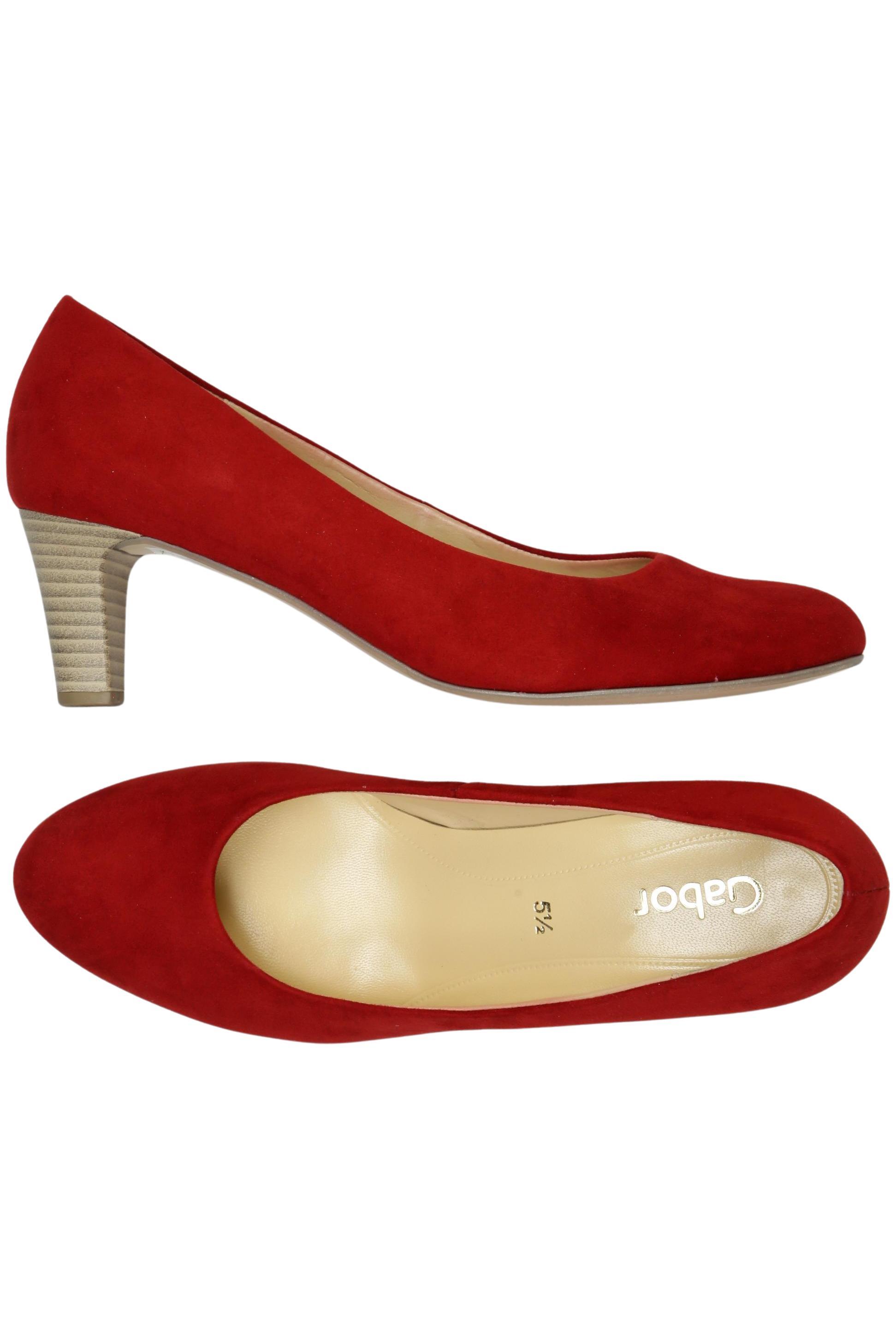 

Gabor Damen Pumps, rot, Gr. 5.5