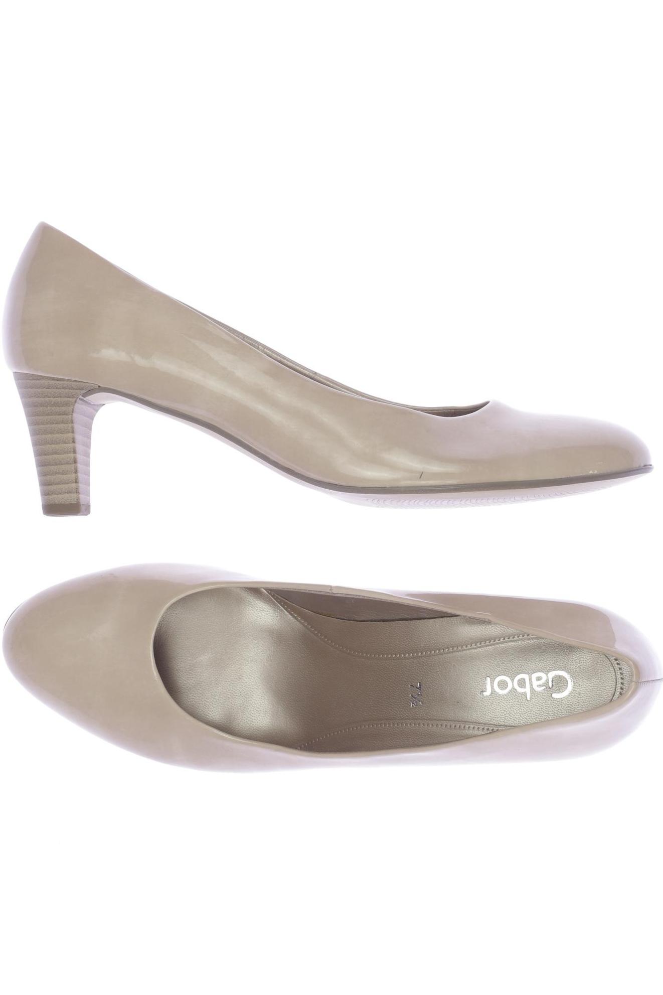 

Gabor Damen Pumps, beige, Gr. 7.5