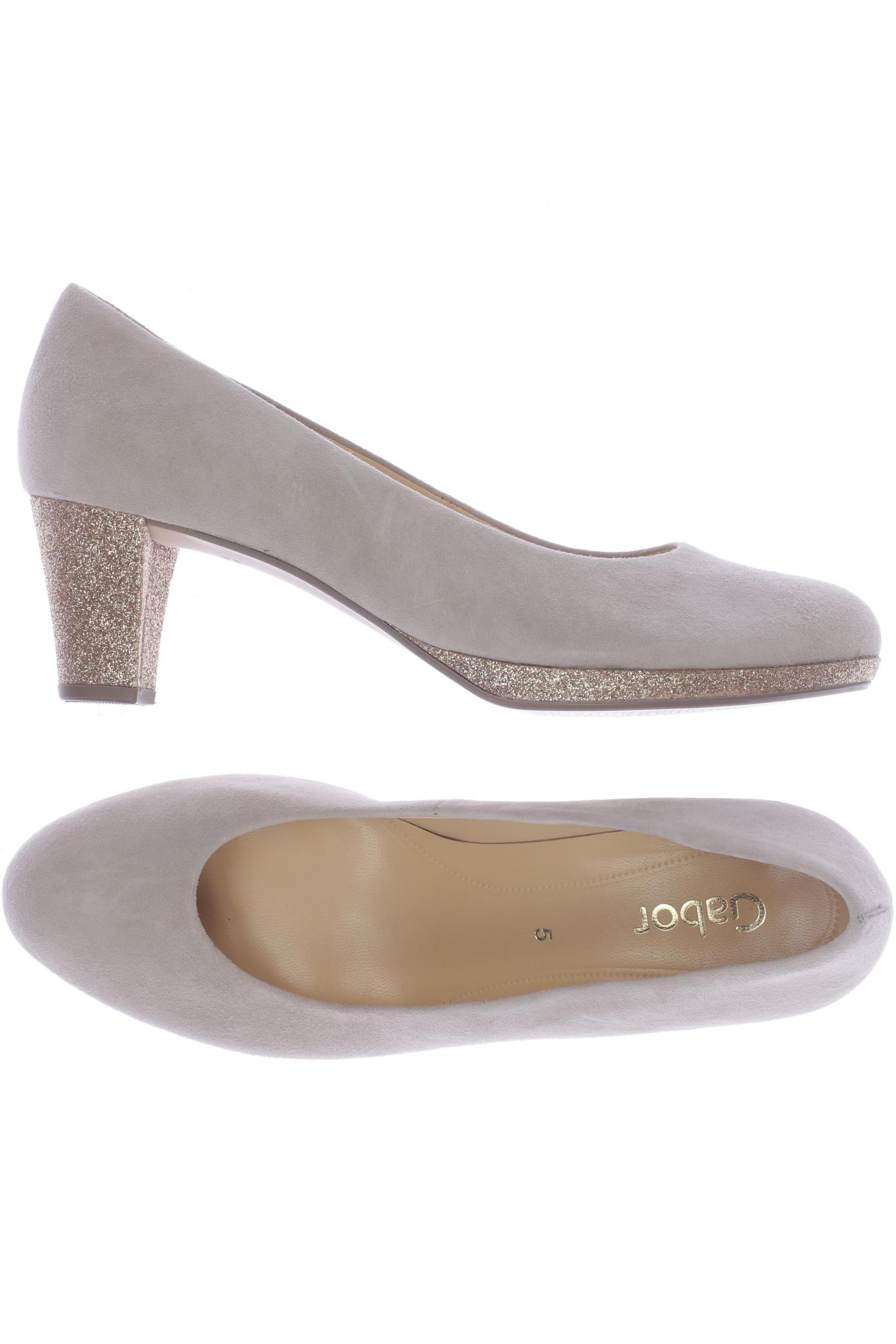 

Gabor Damen Pumps, beige, Gr. 5