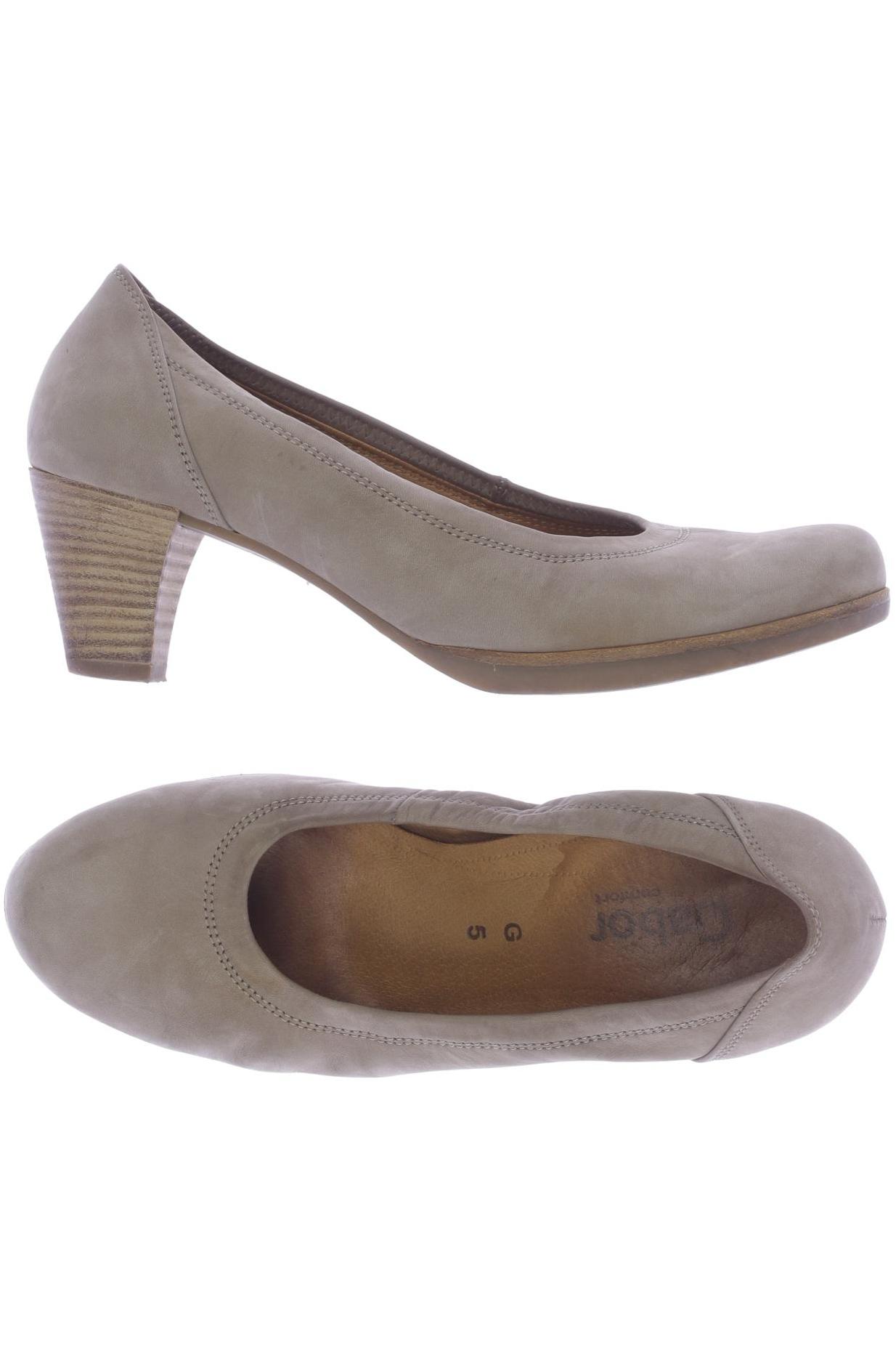 

Gabor Damen Pumps, beige, Gr. 5