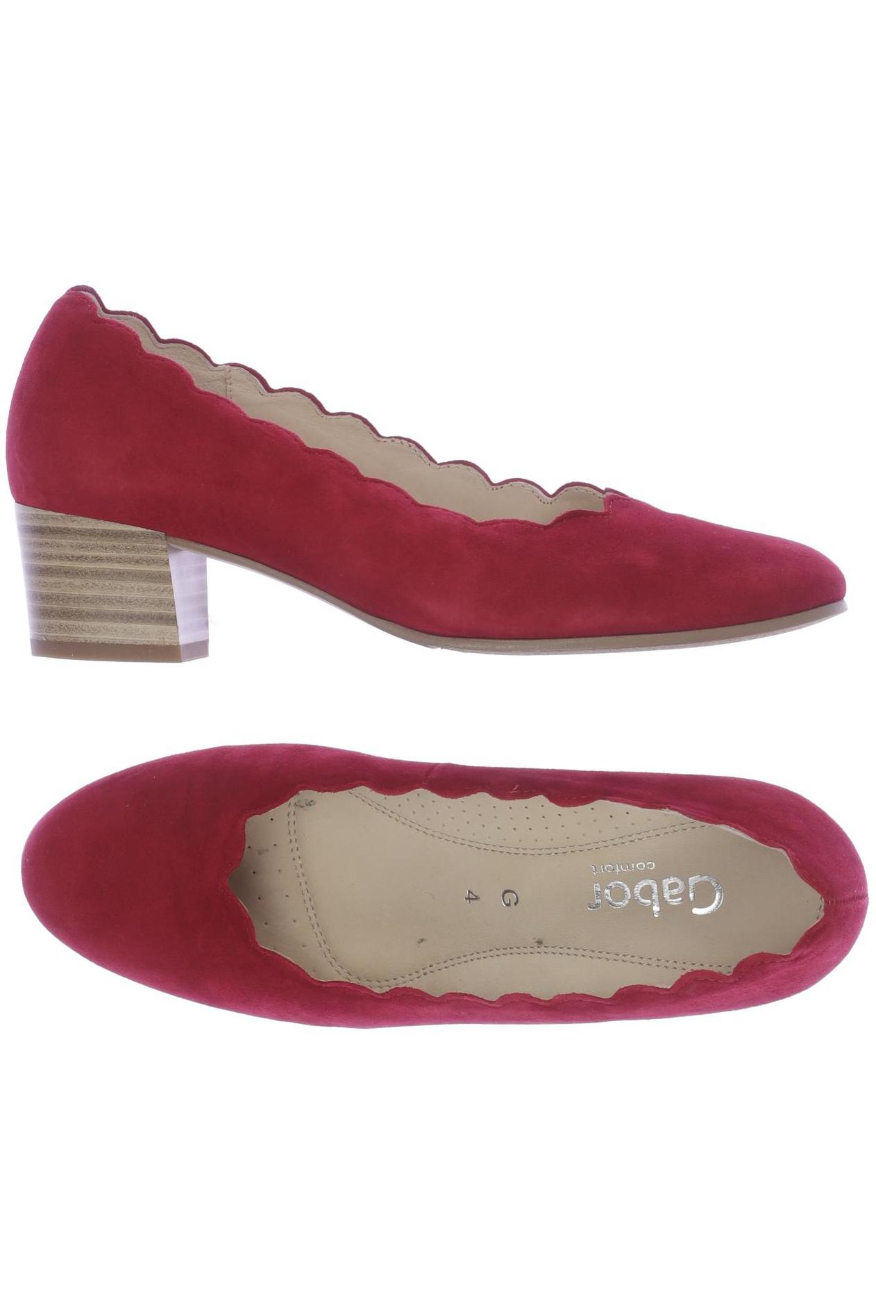 

Gabor Damen Pumps, rot, Gr. 4