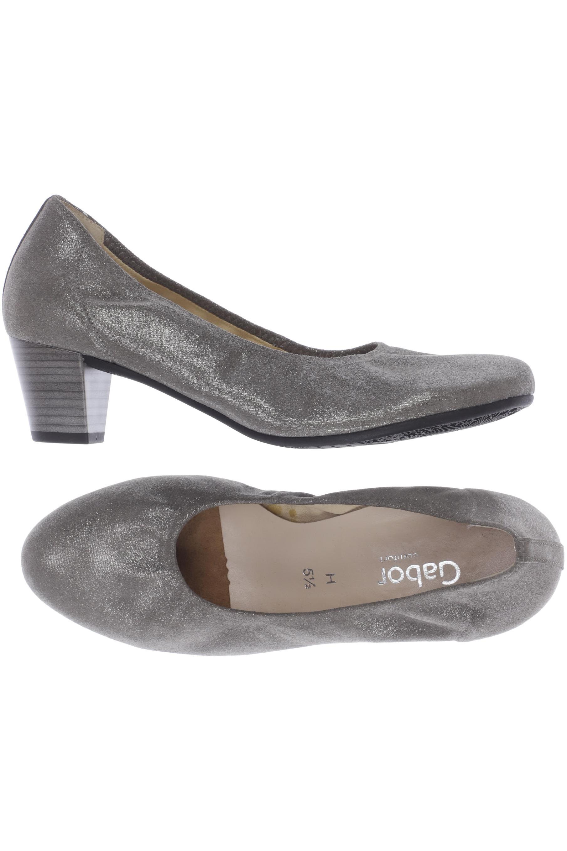 

Gabor Damen Pumps, silber, Gr. 5.5