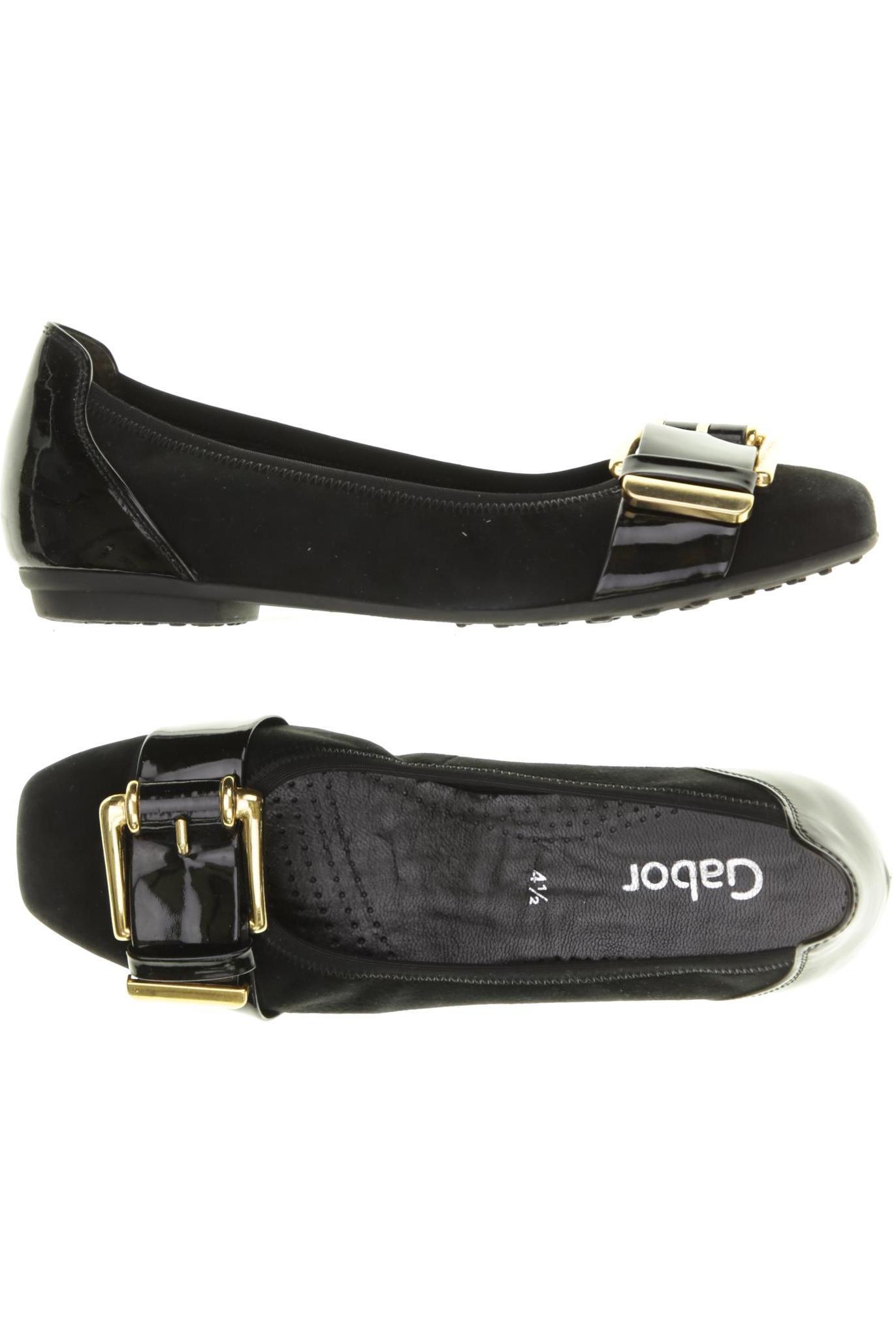

Gabor Damen Ballerinas, schwarz, Gr. 4.5