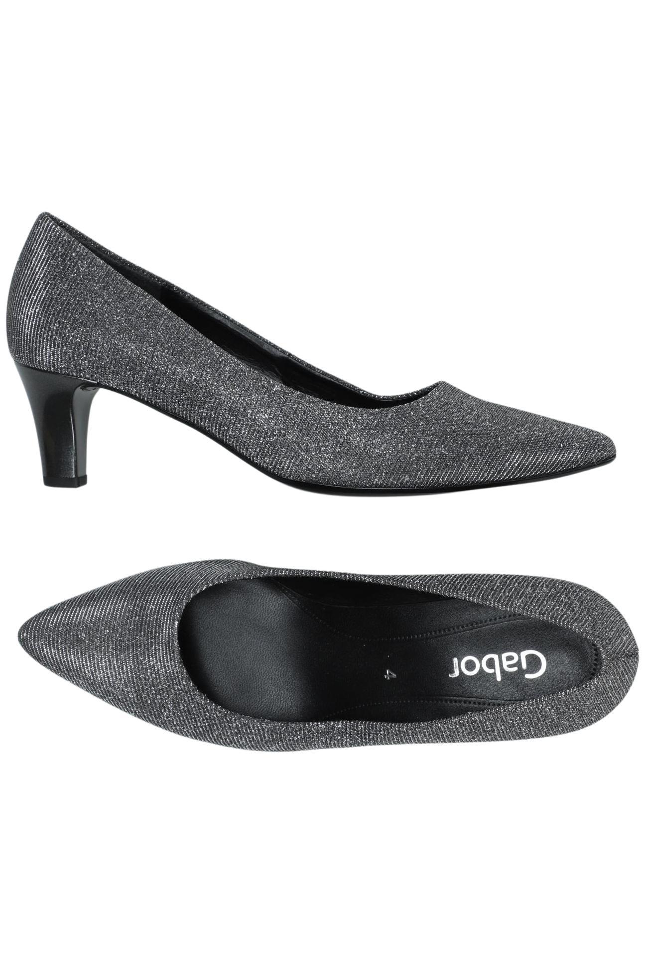 

Gabor Damen Pumps, silber, Gr. 4