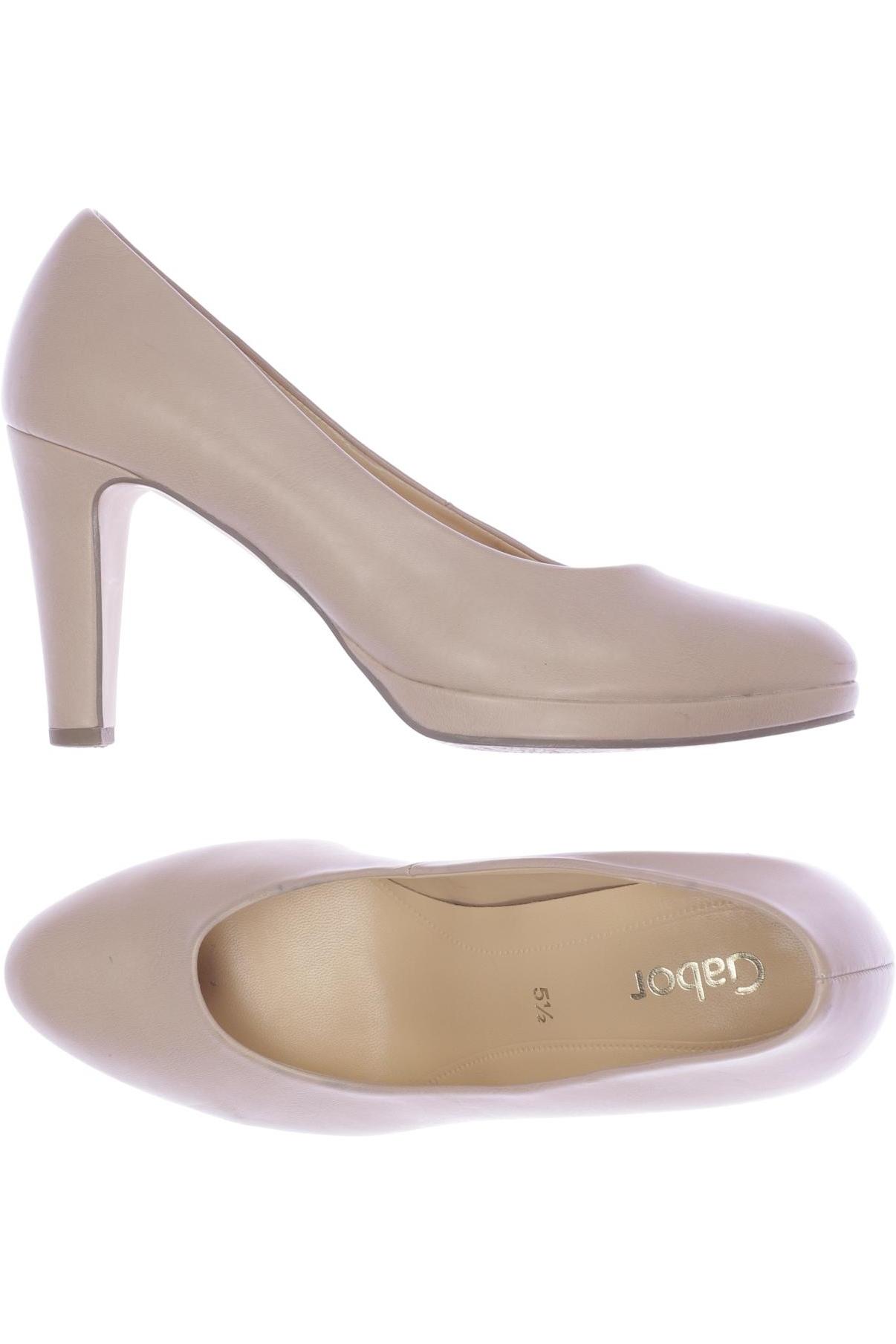 

Gabor Damen Pumps, beige, Gr. 5.5