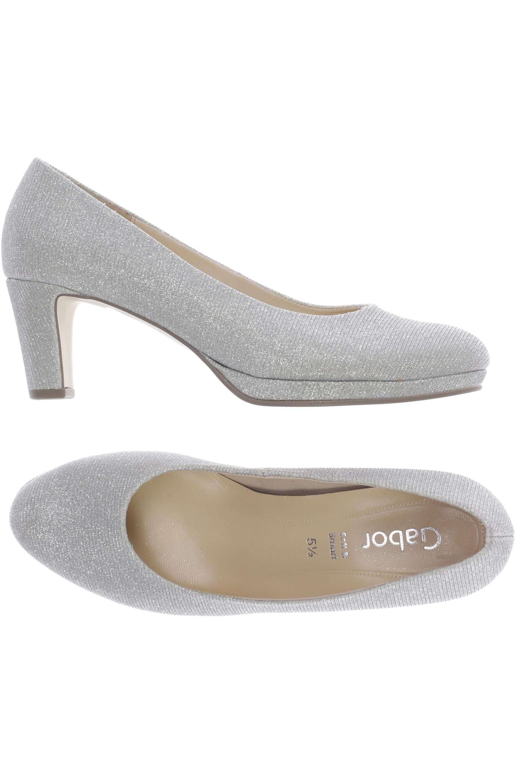 

Gabor Damen Pumps, grau, Gr. 5.5