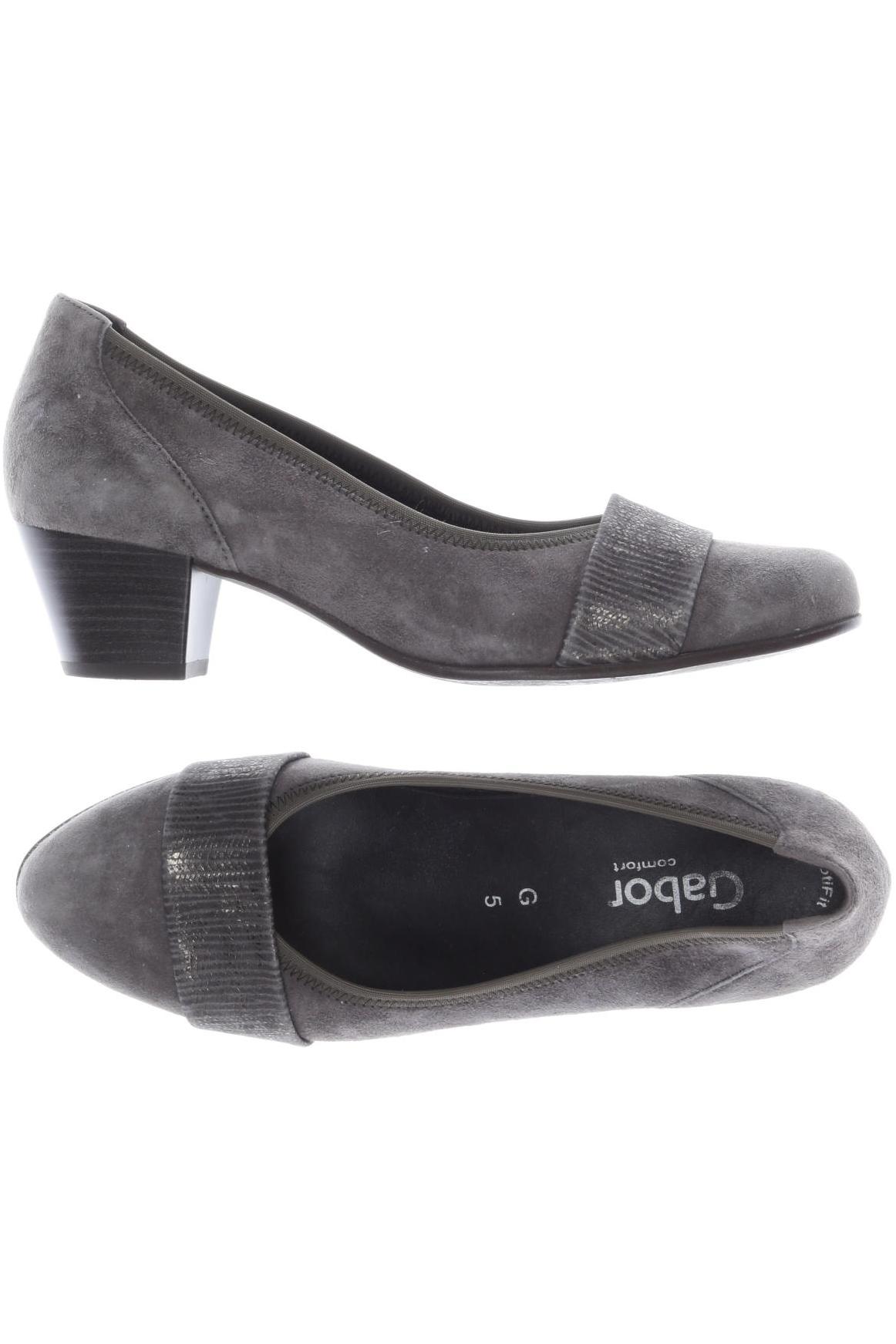 

Gabor Damen Pumps, grau, Gr. 5