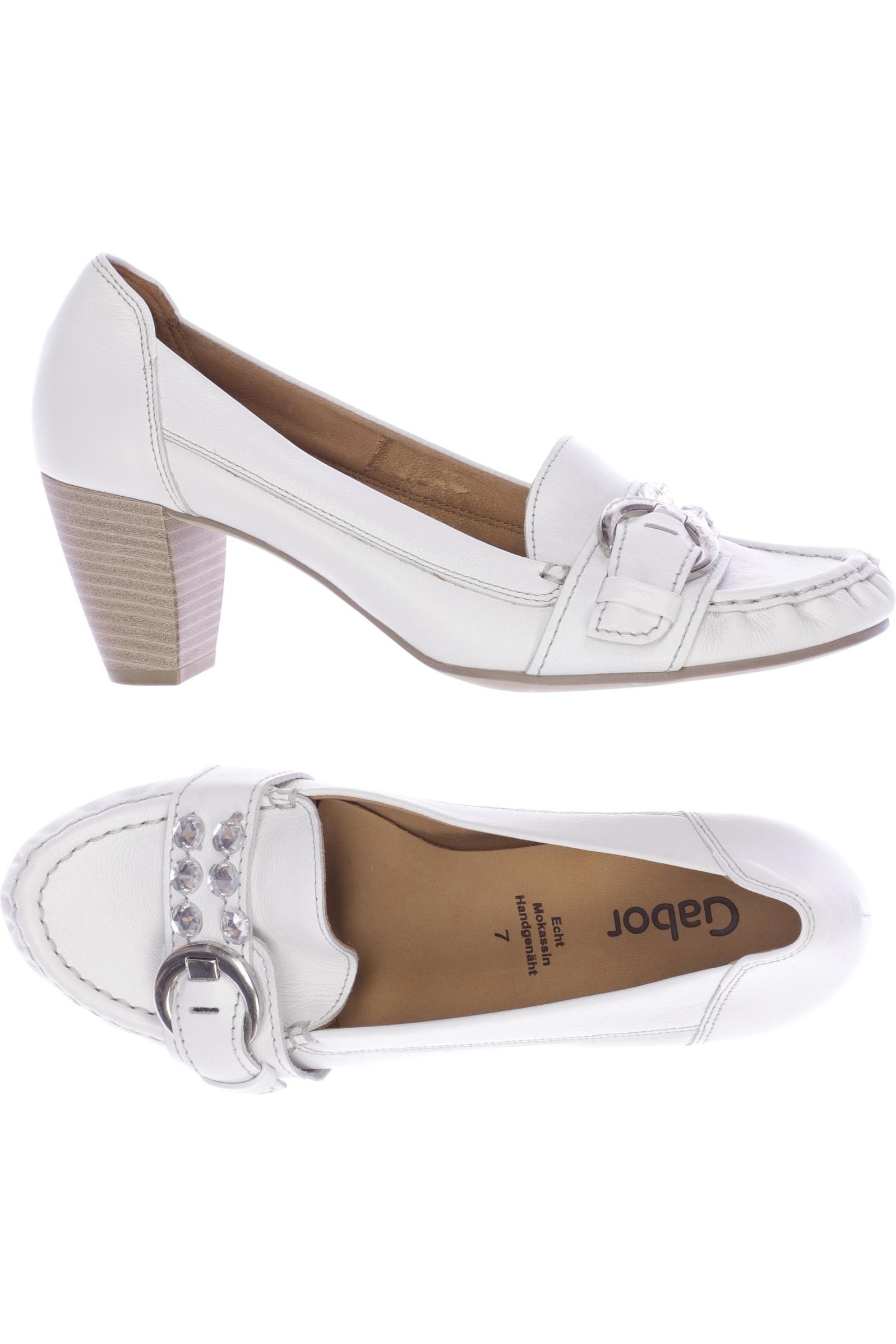 

Gabor Damen Pumps, weiß, Gr. 7