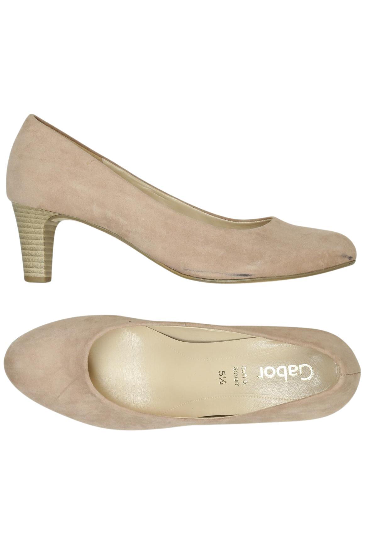 

Gabor Damen Pumps, beige, Gr. 5.5