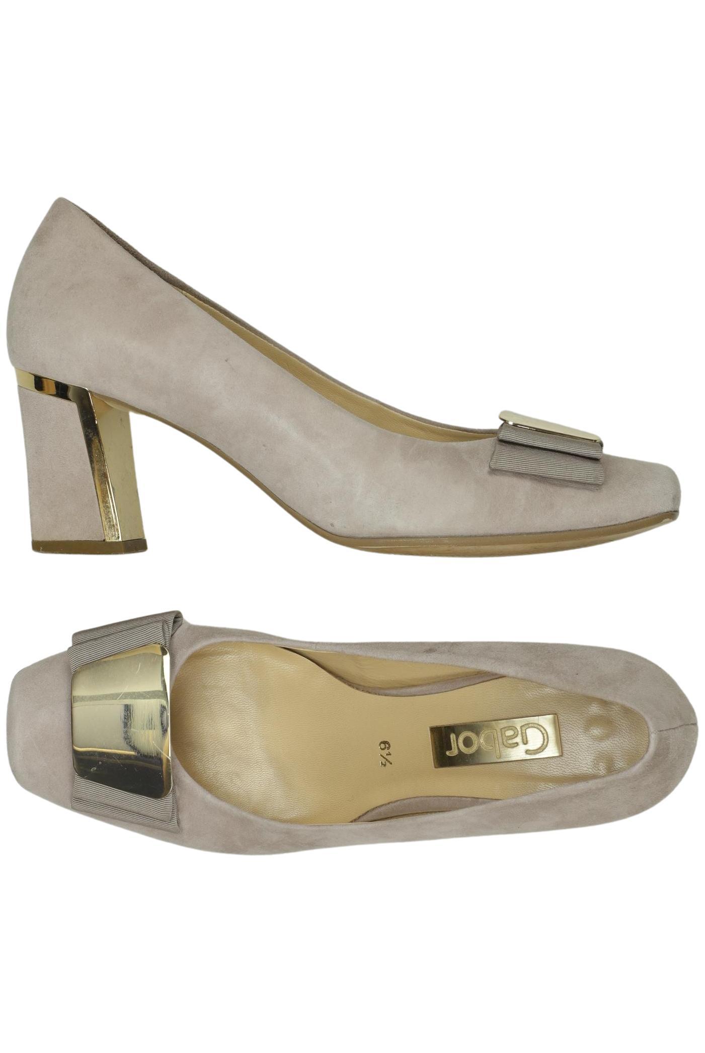 

Gabor Damen Pumps, beige, Gr. 6.5
